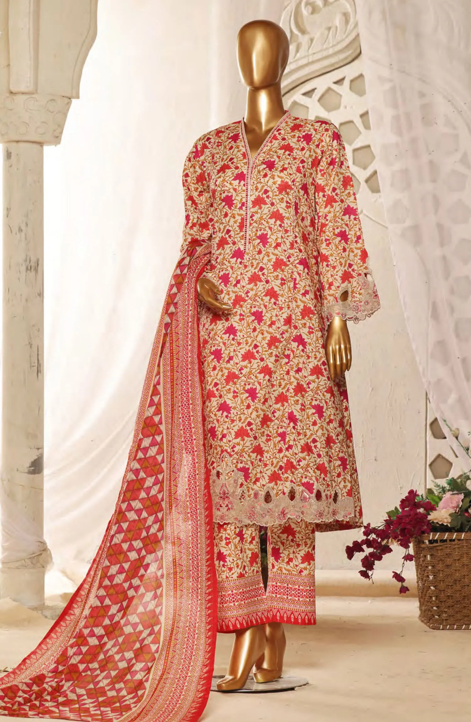 Bin Saeed Lawn Embroidered Frock Collection 2024 - BSELSC 24