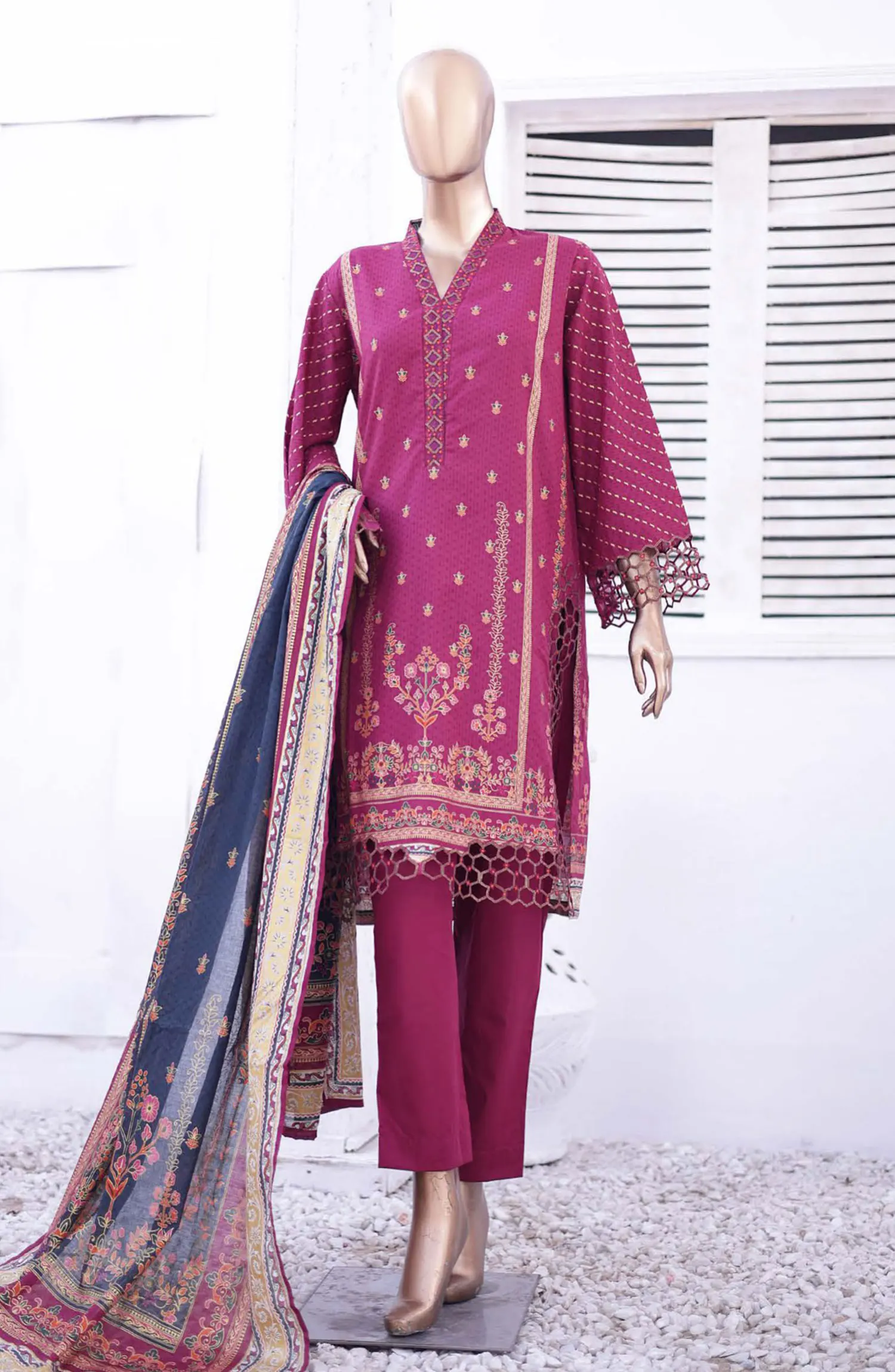 Bin Saeed Festive Embroidered Collection Vol 01 - BSFEC 28