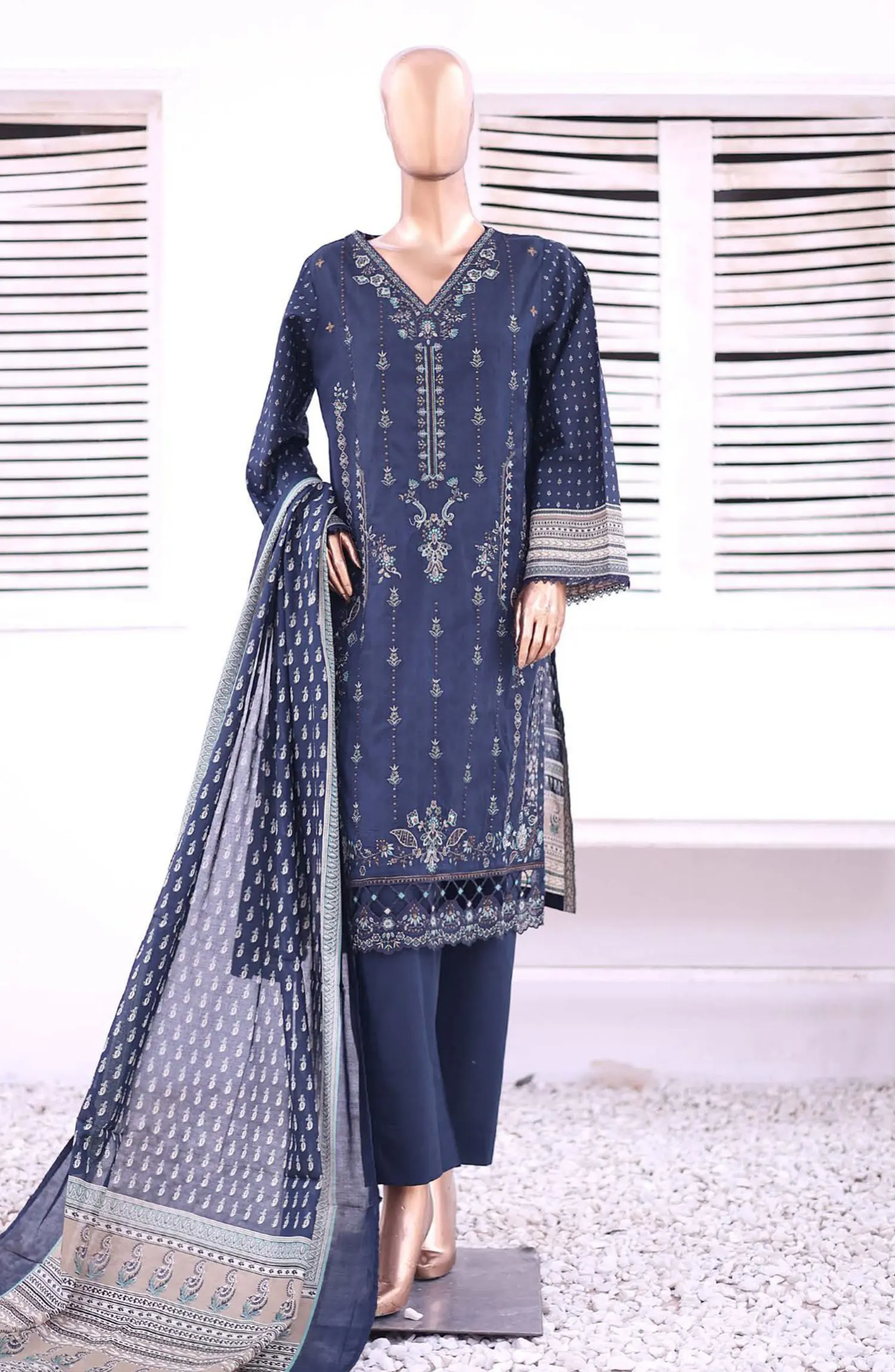 Bin Saeed Festive Embroidered Collection Vol 01 - BSFEC 45
