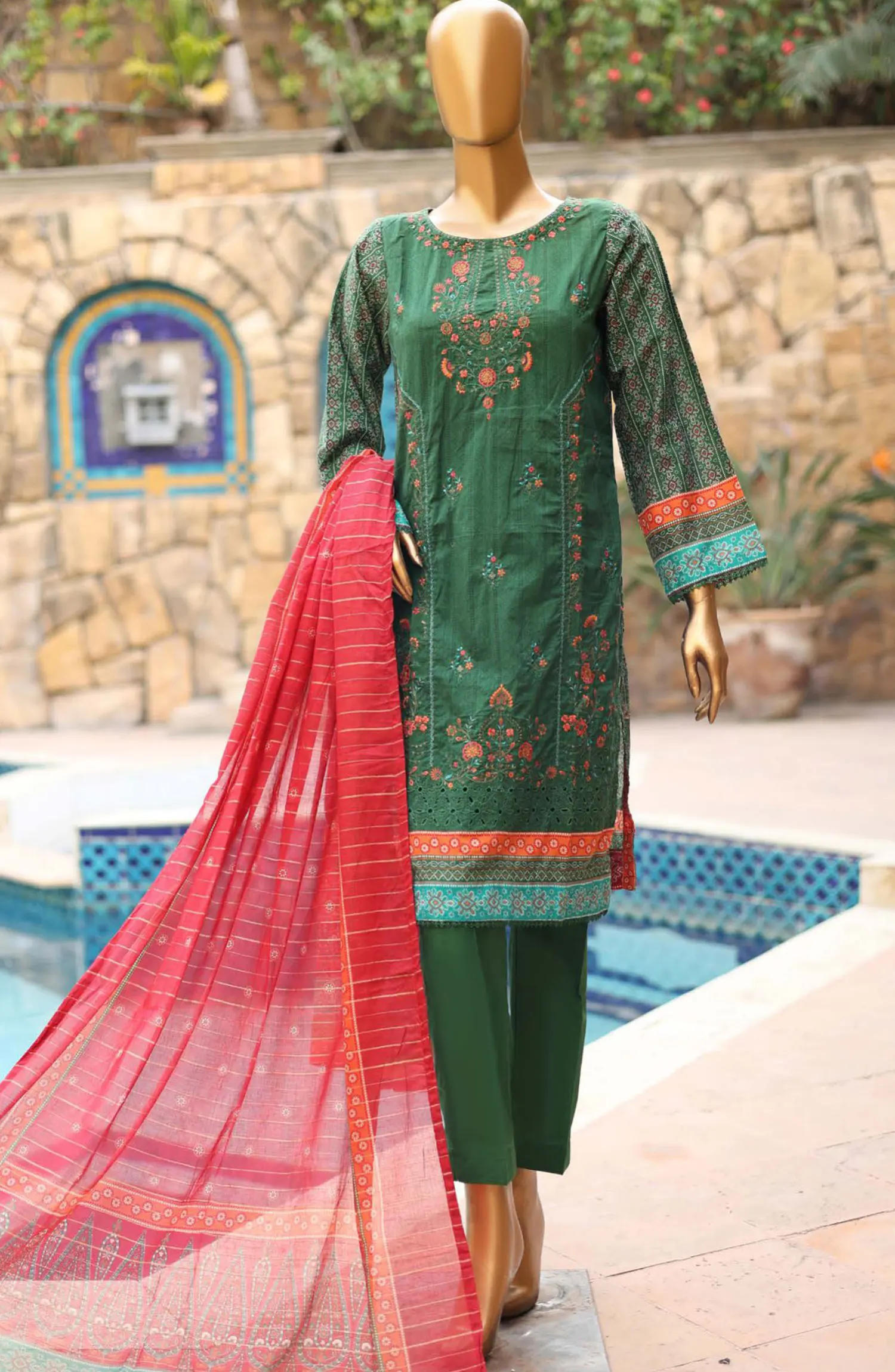 Bin Saeed Festive Embroidered Collection Vol 01 - BSFEC 55
