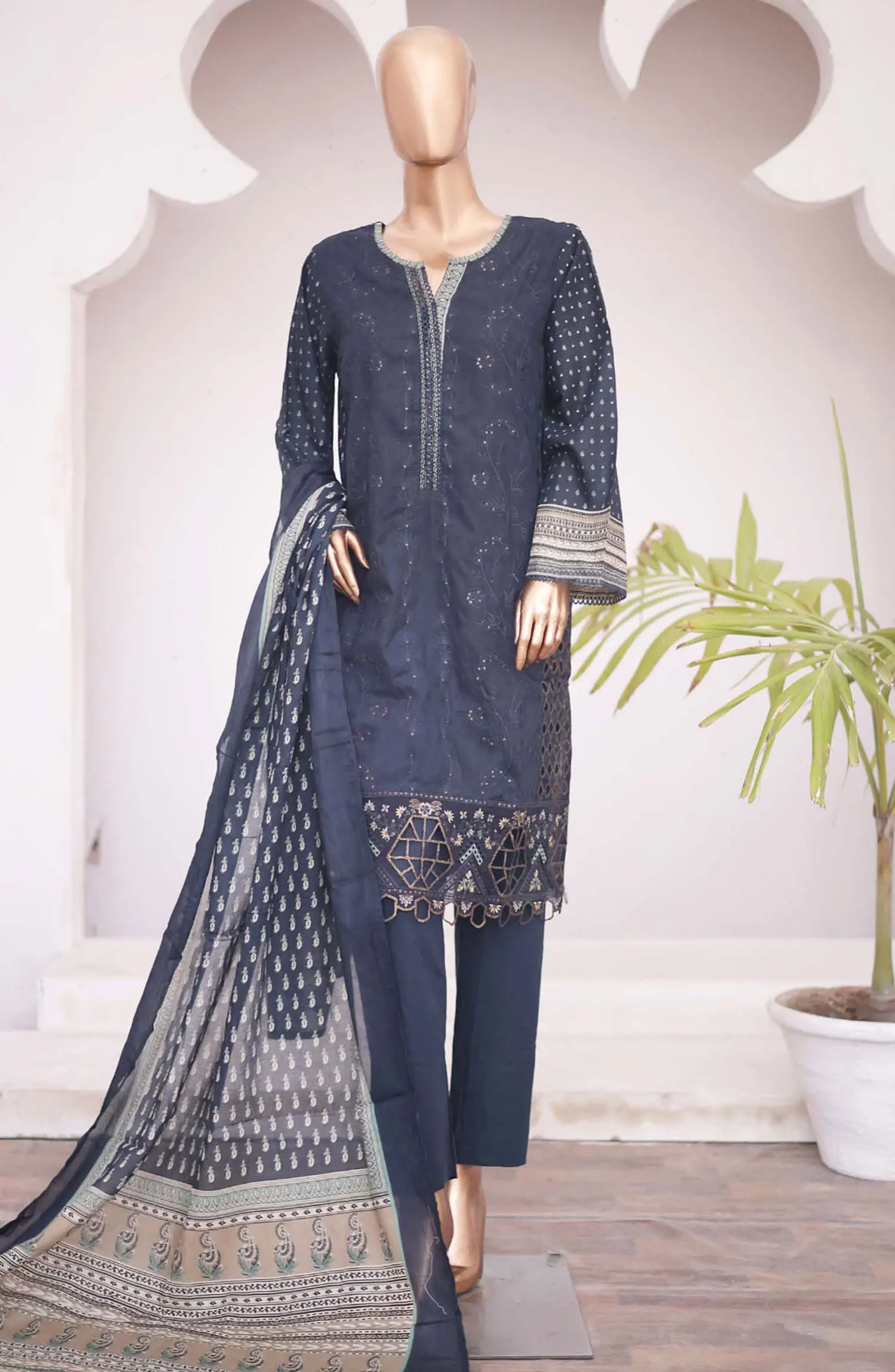 Bin Saeed Festive Embroidered Collection Vol 01 - BSFEC 64