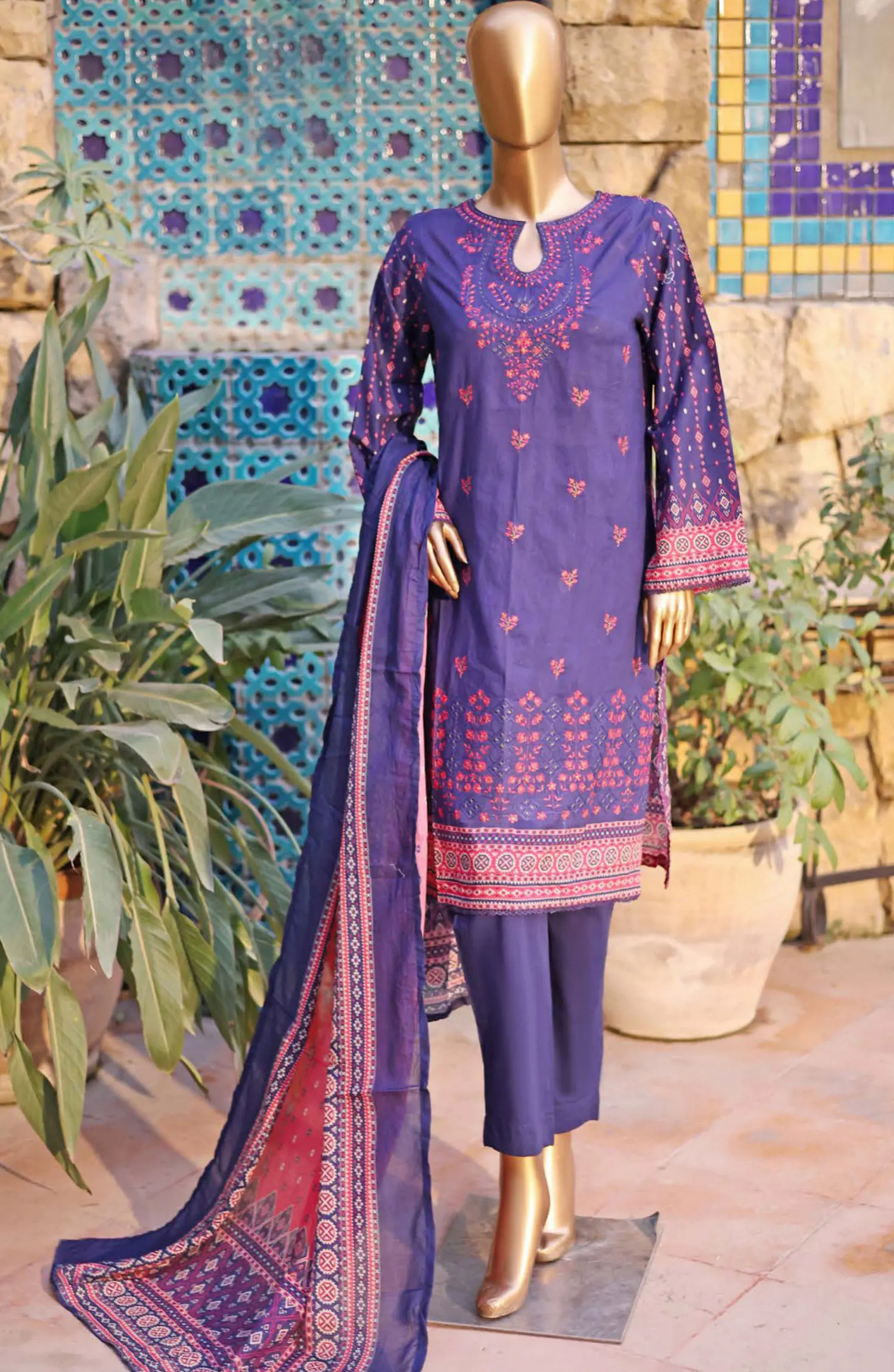 Bin Saeed Festive Embroidered Collection Vol 01 - BSFEC 77