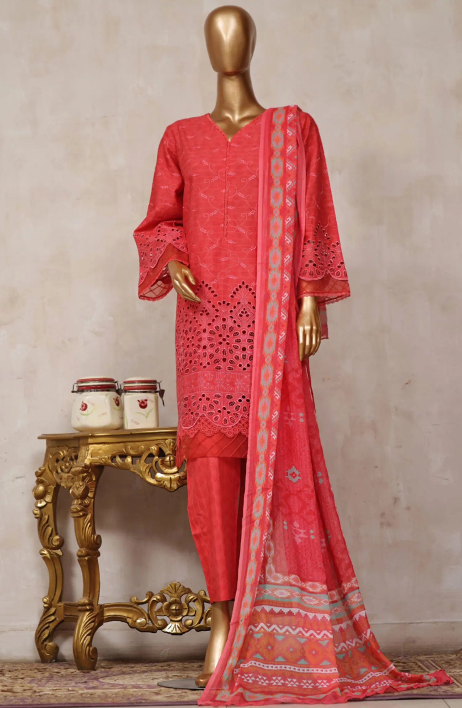 Bin Saeed Festive Embroidered Lawn Collection - BSFELC 01