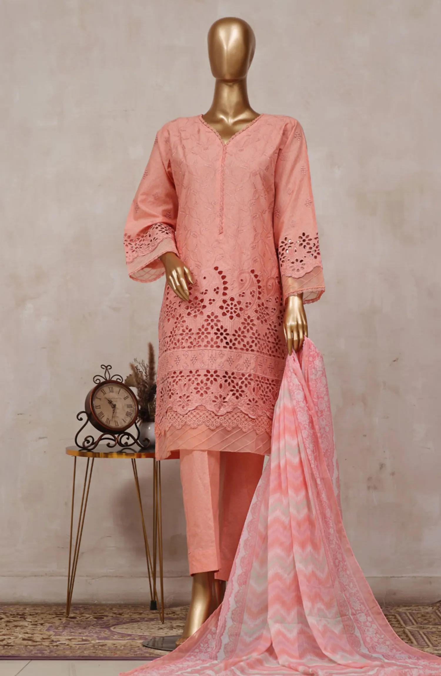 Bin Saeed Festive Embroidered Lawn Collection - BSFELC 06