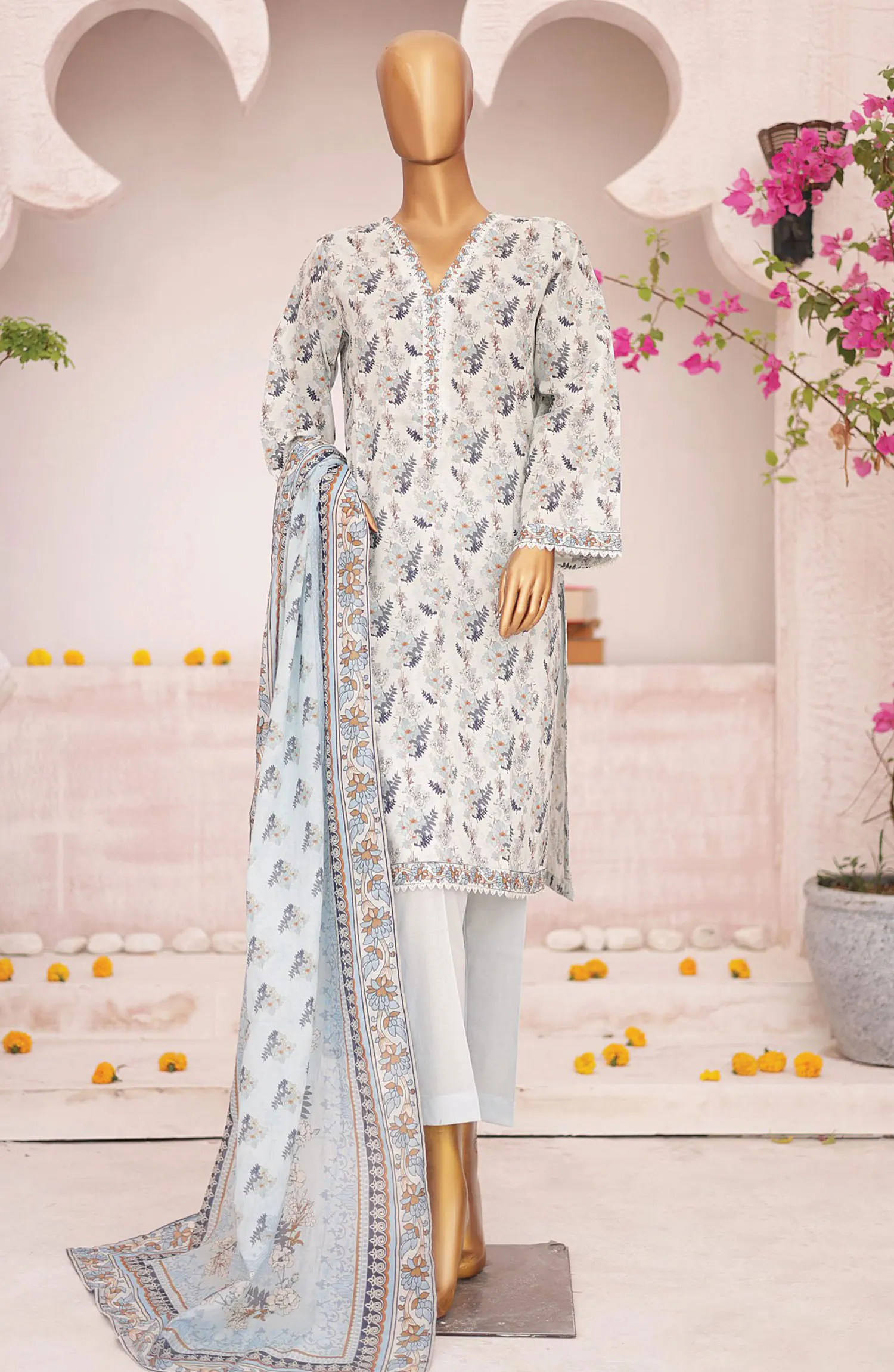 Bin Saeed Printed Lawn Collection 2024 - BSP D 06