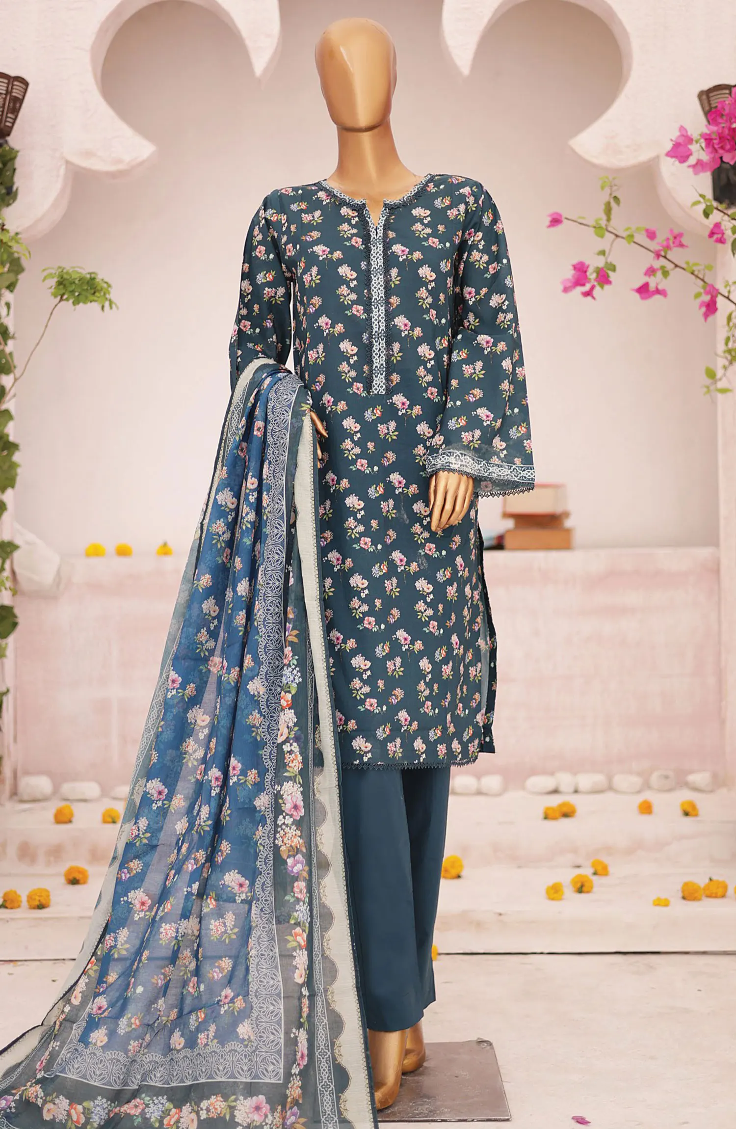 Bin Saeed Printed Lawn Collection 2024 - BSP D 10