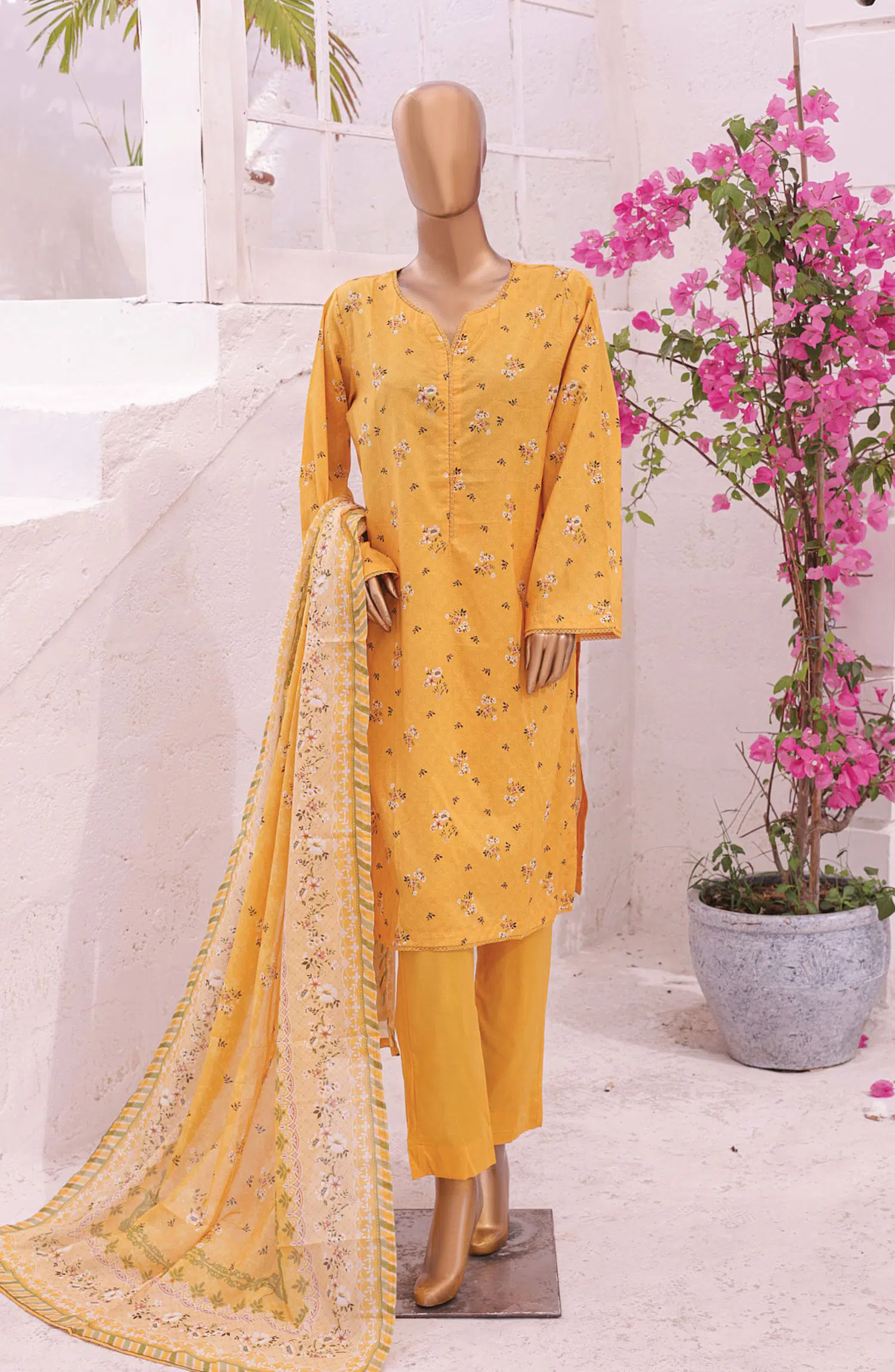 Bin Saeed Printed Lawn Collection 2024 - BSP D 16