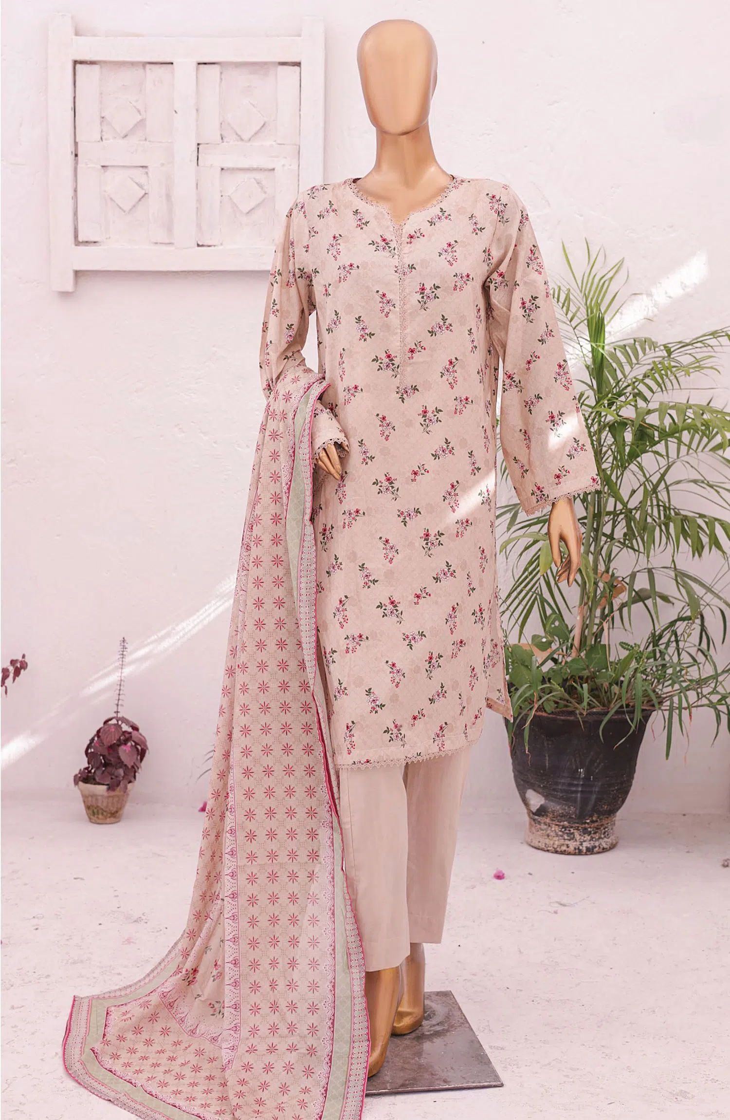 Bin Saeed Printed Lawn Collection 2024 - BSP D 20