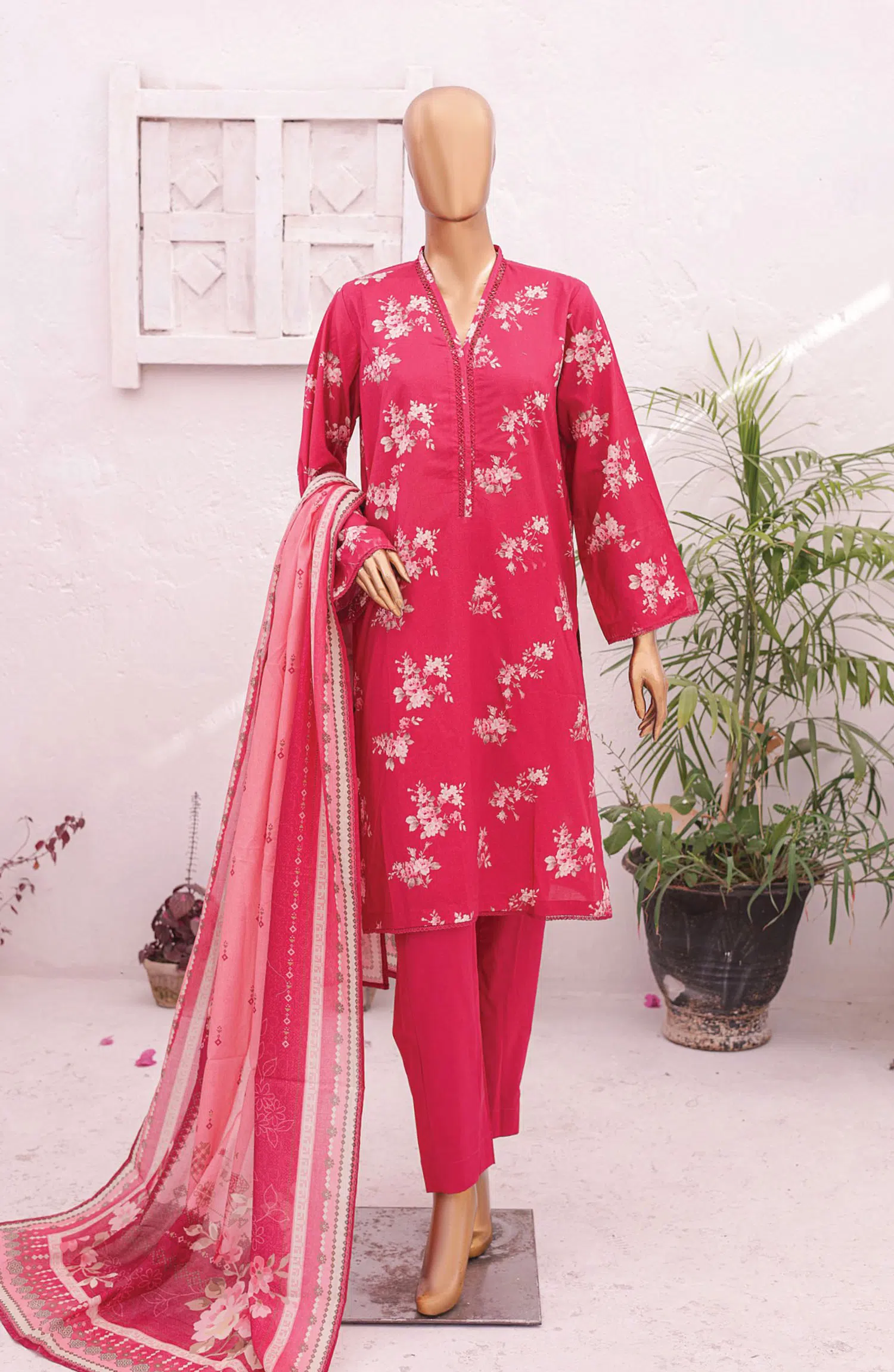 Bin Saeed Printed Lawn Collection 2024 - BSP D 23