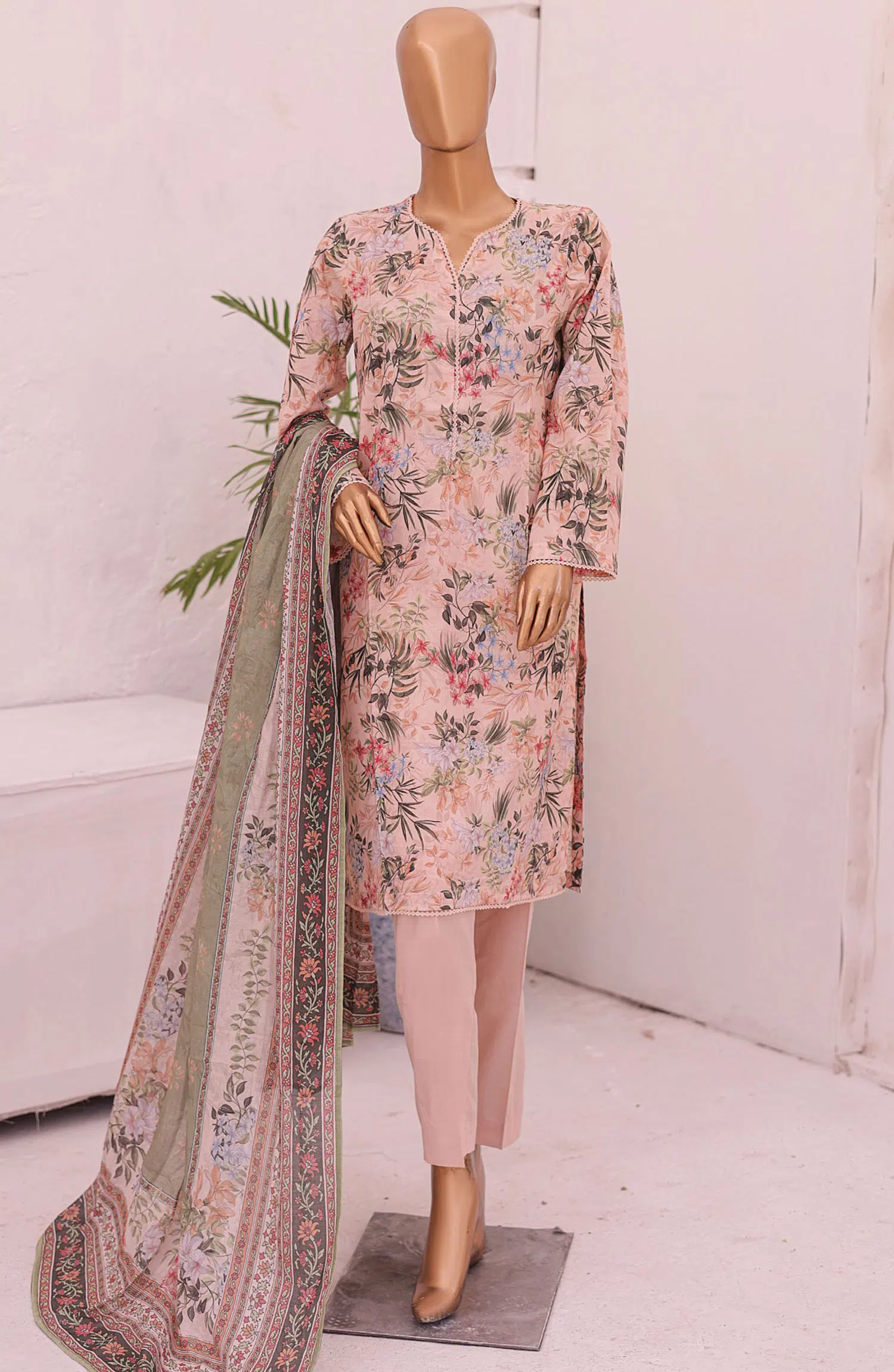 Bin Saeed Printed Lawn Collection 2024 - BSP D 27