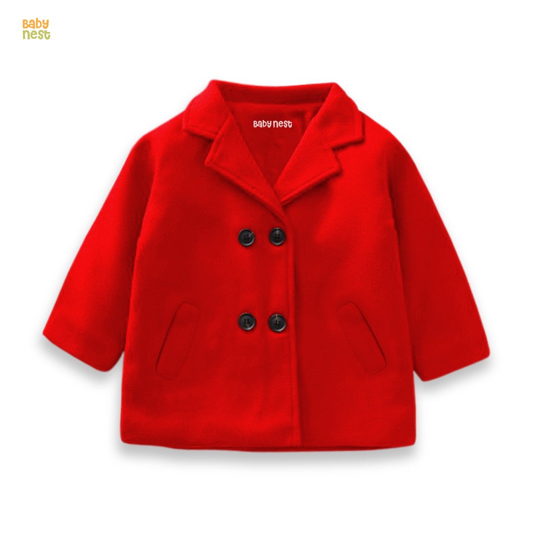Fleece Coat – Red