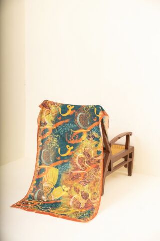 Design 29 Kahani Suno Exclusive Printed Stoles Collection by Amna Khadija