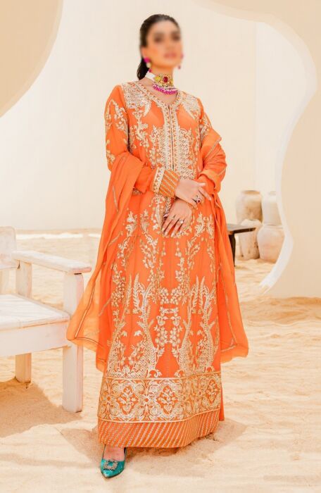 Mashq Sejal Luxury Chiffon Collection 2023 - 506 ORIOLE