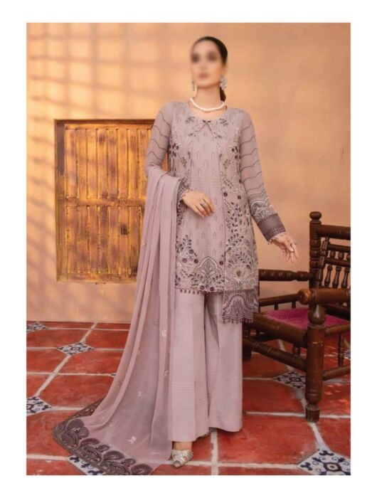 D 07 Peony Elnaz Chiffon Collection Vol 01 By Flossie