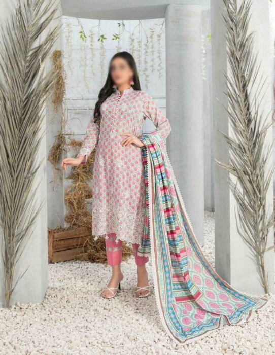 D 8638 Freya Embroidered Lawn Collection By Tawakkal Fabrics