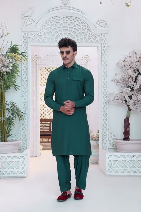 Green Willow TGM Kameez Shalwar Suit Eid Collection