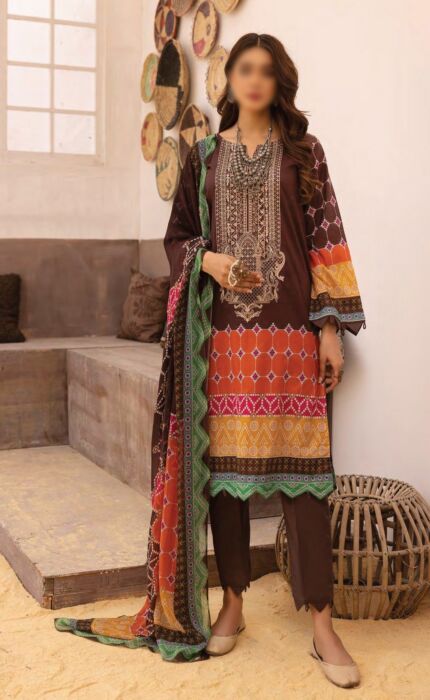 JH 366 Johra Sahil Embroidered Digital Printed Lawn Collection