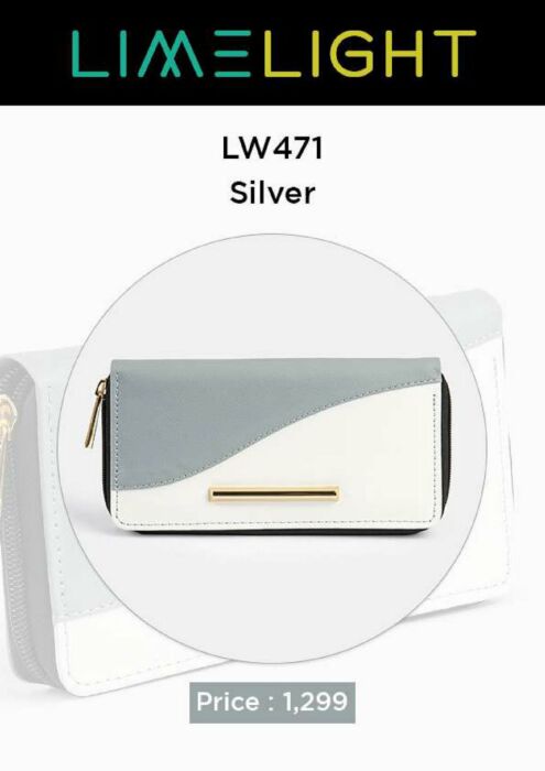 LW 471 Silver Lime Light Exclusive Wallet Collection