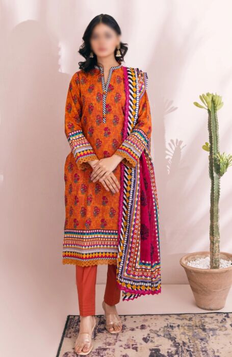 Monsoon Digital Printed Cambric Collection by ALZOHAIB - MDP-23-03