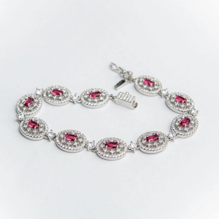 RUBY OVAL BRACELET YKL Jewellers Bracelet Collection