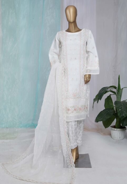 Zef 2010 White Bin Saeed 3 piece Embroidered Formal Collection