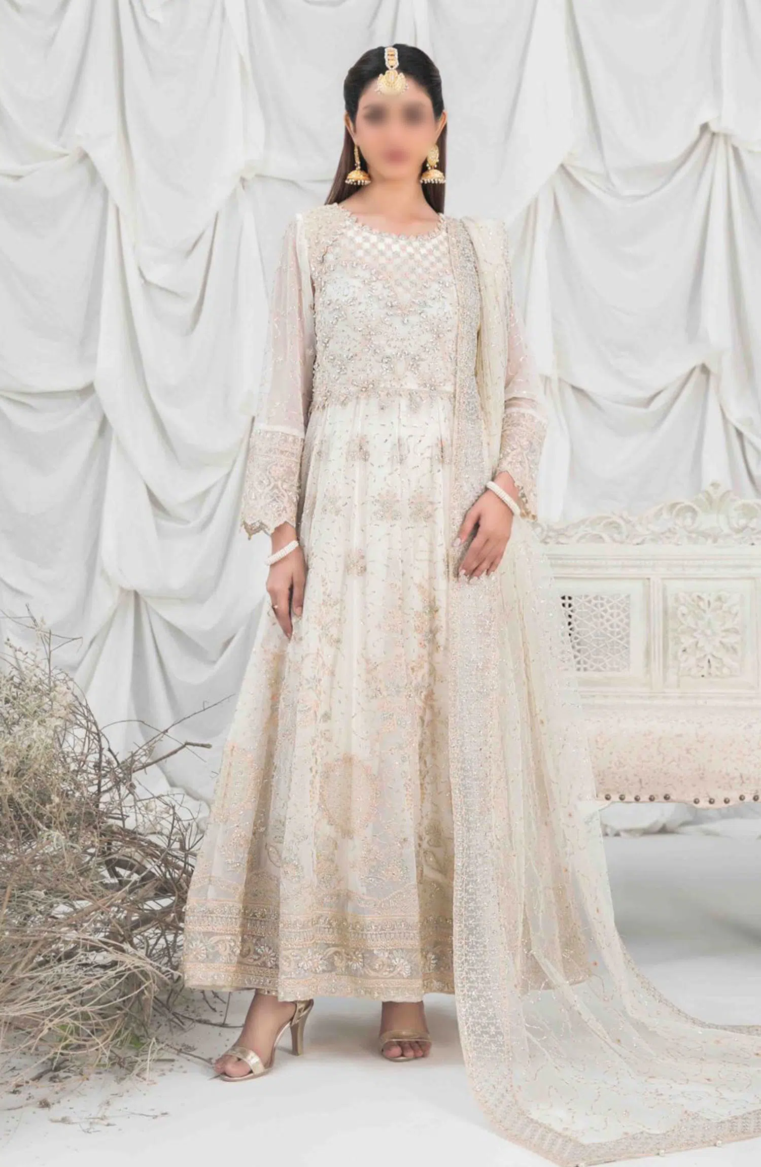MEHARZAD New Fancy Heavy Embroidered Maxi - Embroidered Lavish Dupatta Collection 2024 - D 1362