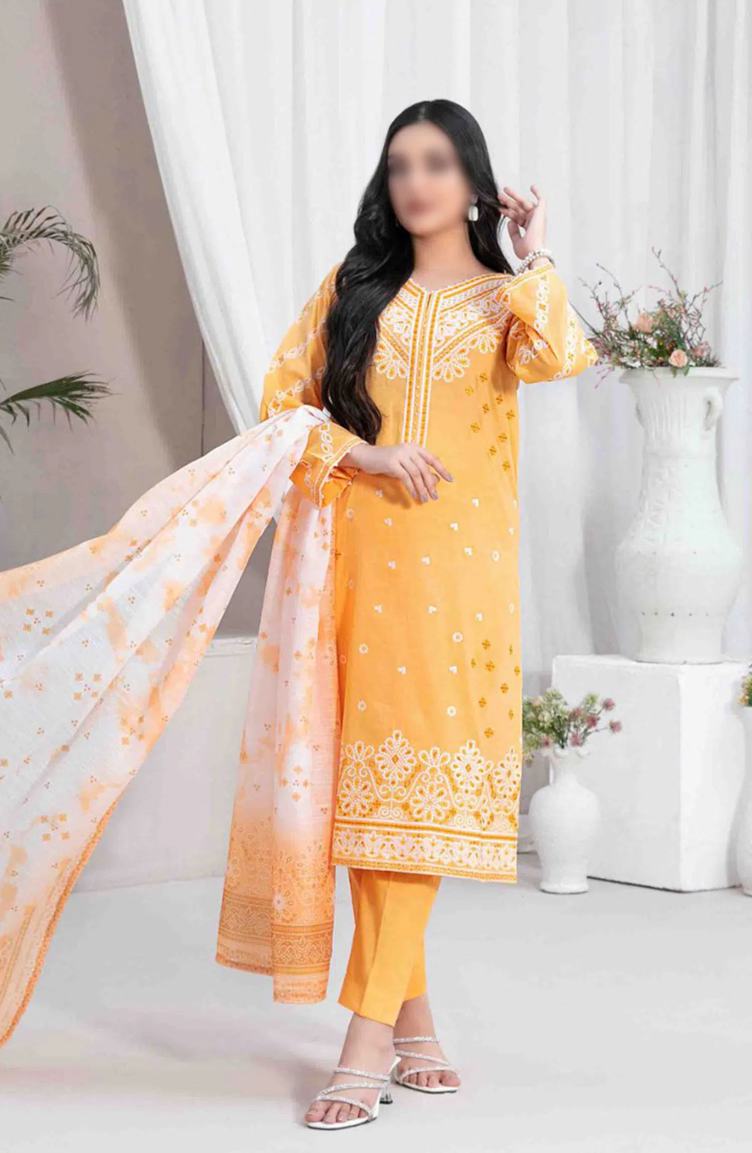 Lekeesha Stitched Fancy Embroidered Lawn Collection - D 2830