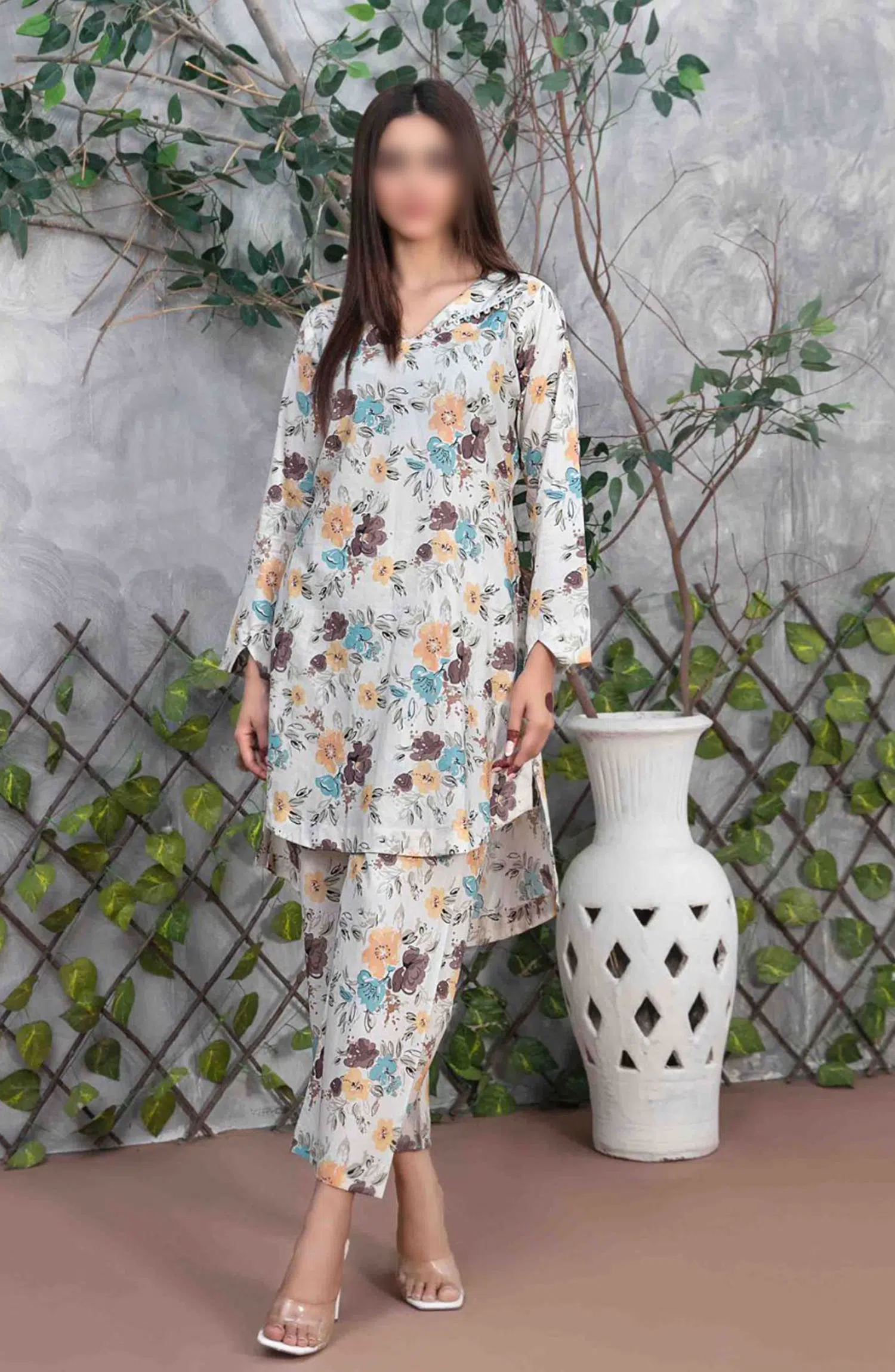 Cimrin - Digital Printed Lawn 2pcs Collection - D 3104