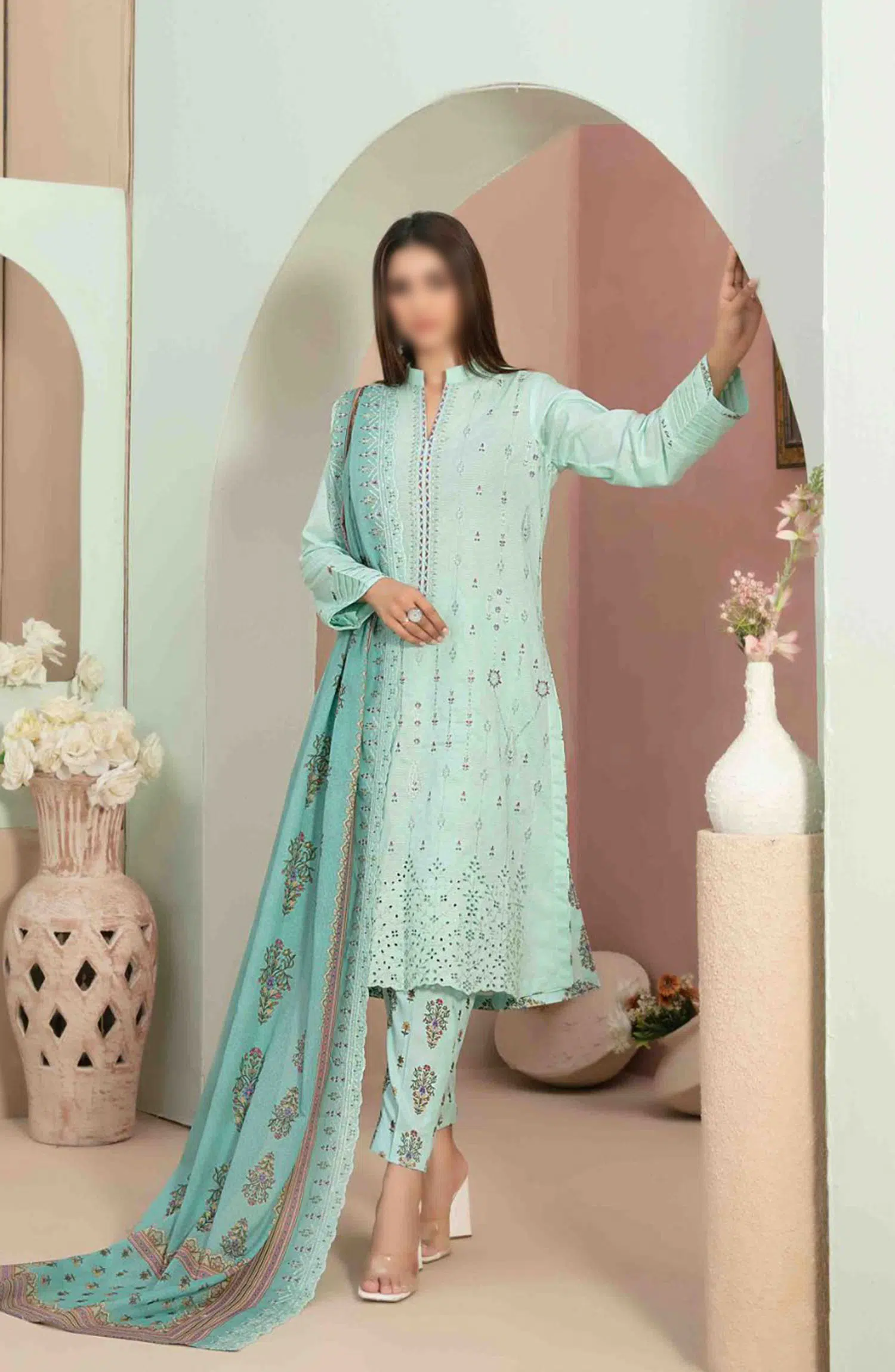 Nizana -Embroidered Lawn Collection - D 3353