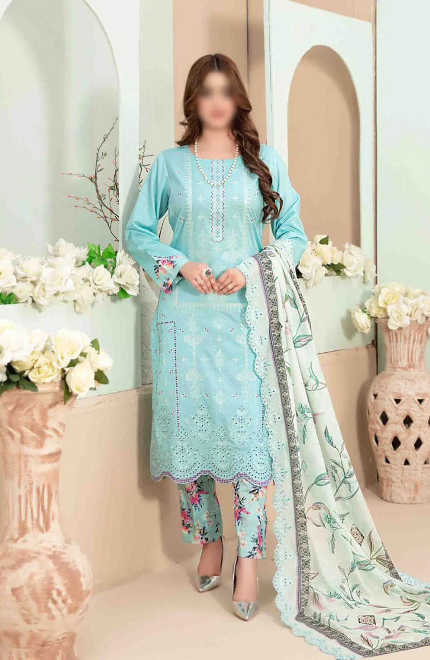 Nizana -Embroidered Lawn Collection - D 3356