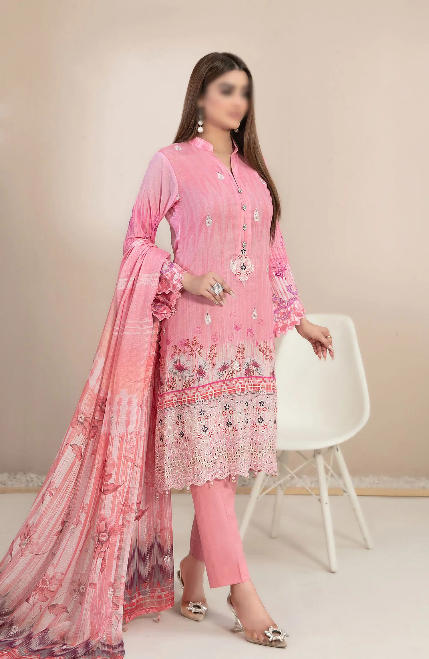 Roha -Embroidered Digital Lawn Collection By Tawakkal Fabrics - D 9321
