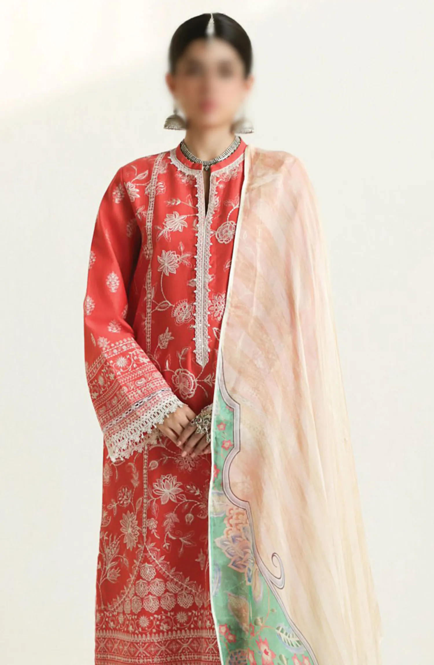 Zara ShahJahan Unstitched Lawn SS Collection 2024 - D 01 A MAHI