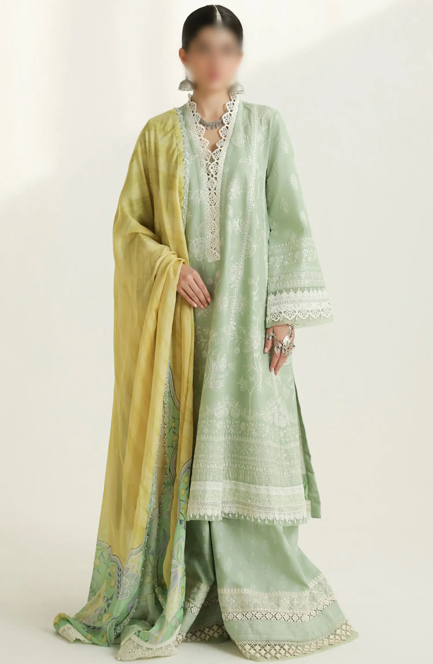 Zara ShahJahan Unstitched Lawn SS Collection 2024 - D 01 B MAHI