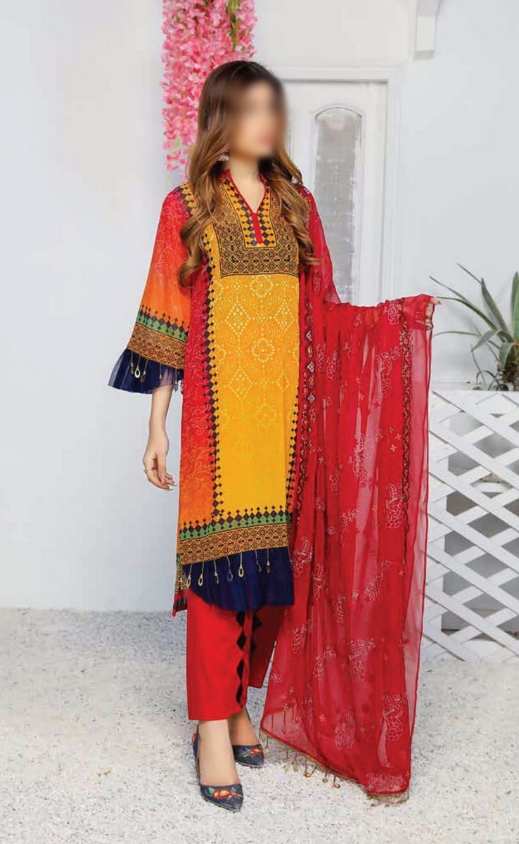 Sanam Saeed Swiss Lawn Collection'2021 D-10