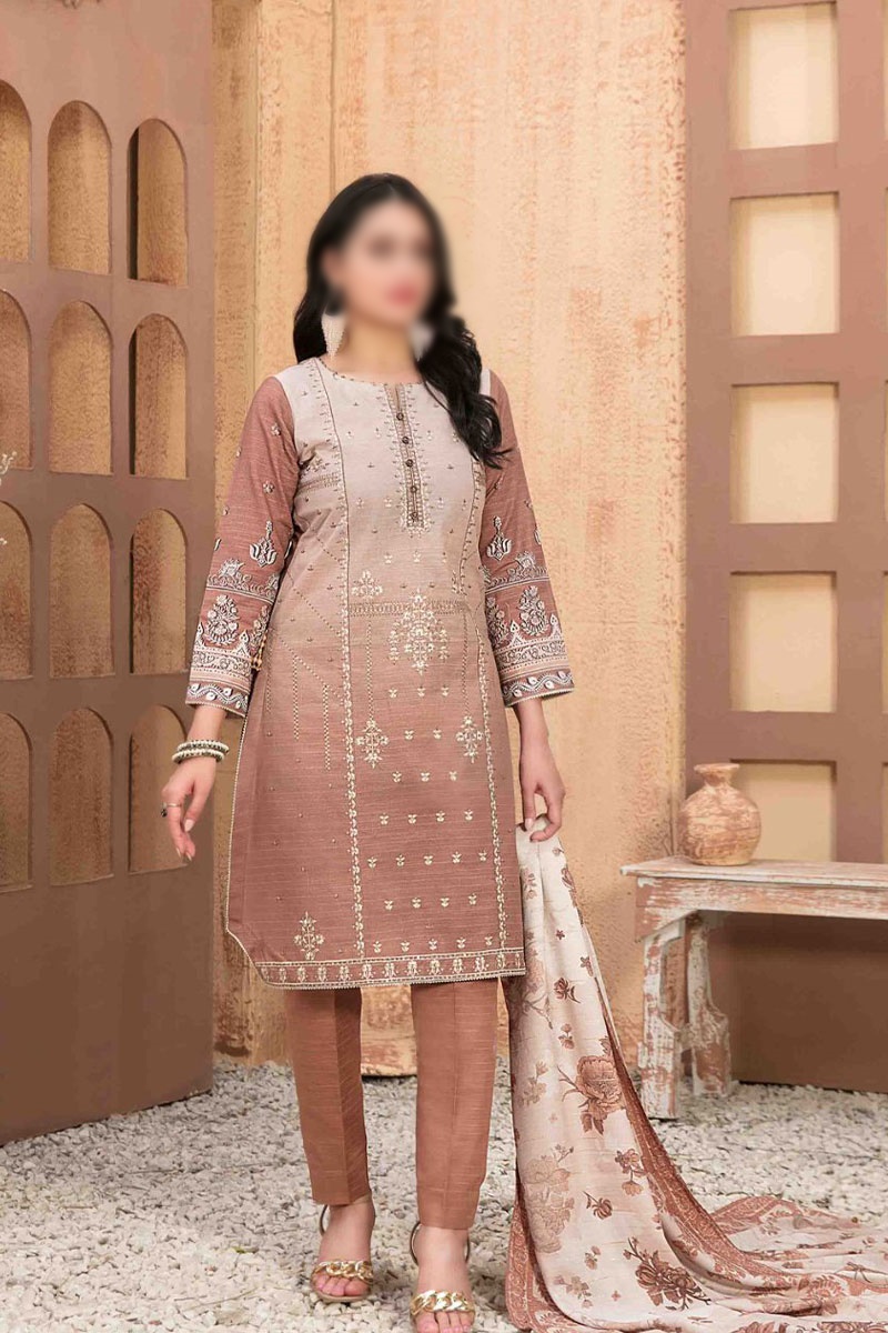 Noriza - Embroidered Digital Khaddar Collection - D 1304
