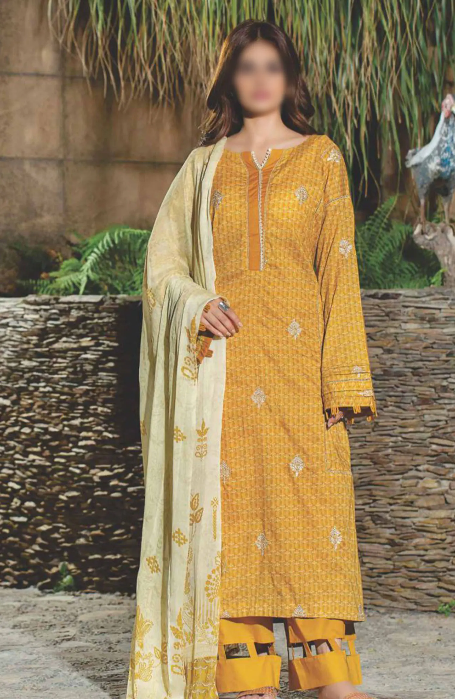 Sehar Embroidered Lawn Collection 2024 By Rashid Textile - D 8086
