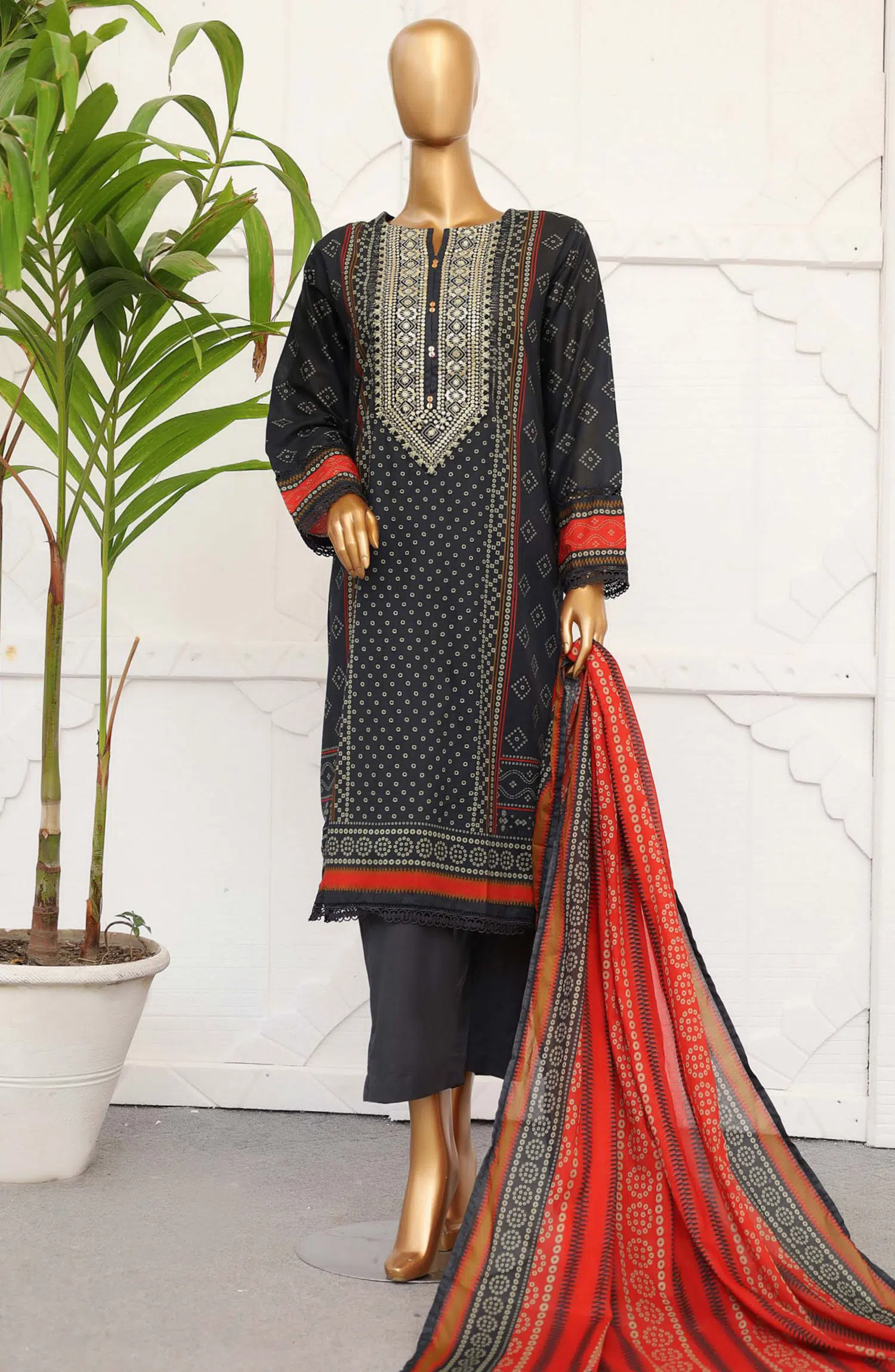 Sadabahar Embroidered Lawn Stitched Collection Vol 01 - Design 02
