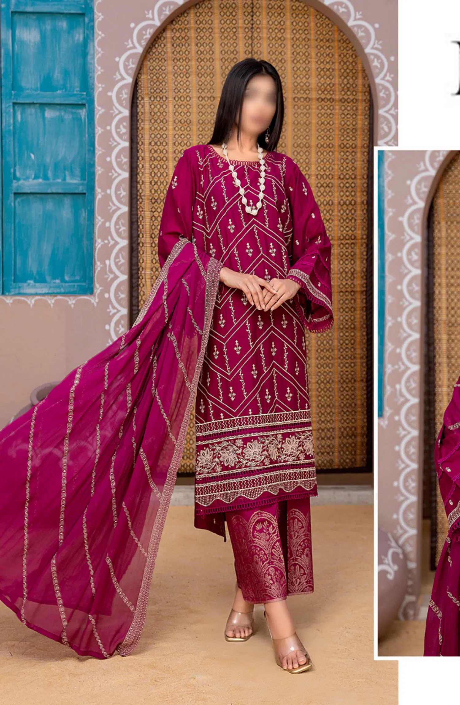 Signature Fancy Lawn Embroidered Collection Vol 02 2024 - Design 02