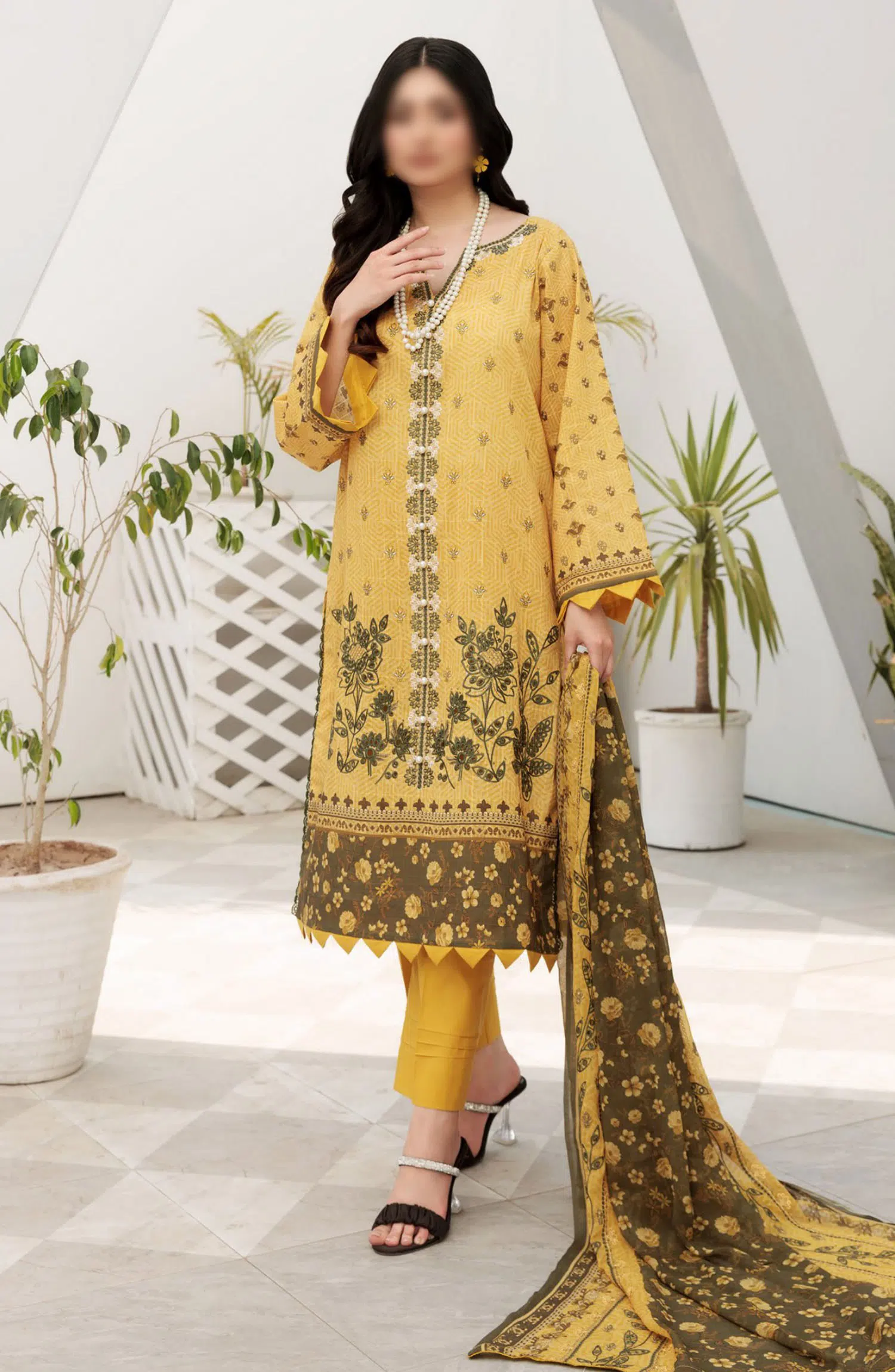 Noor E Hani Printed and Embroidered Lawn Collection Vol 43 - Design 04