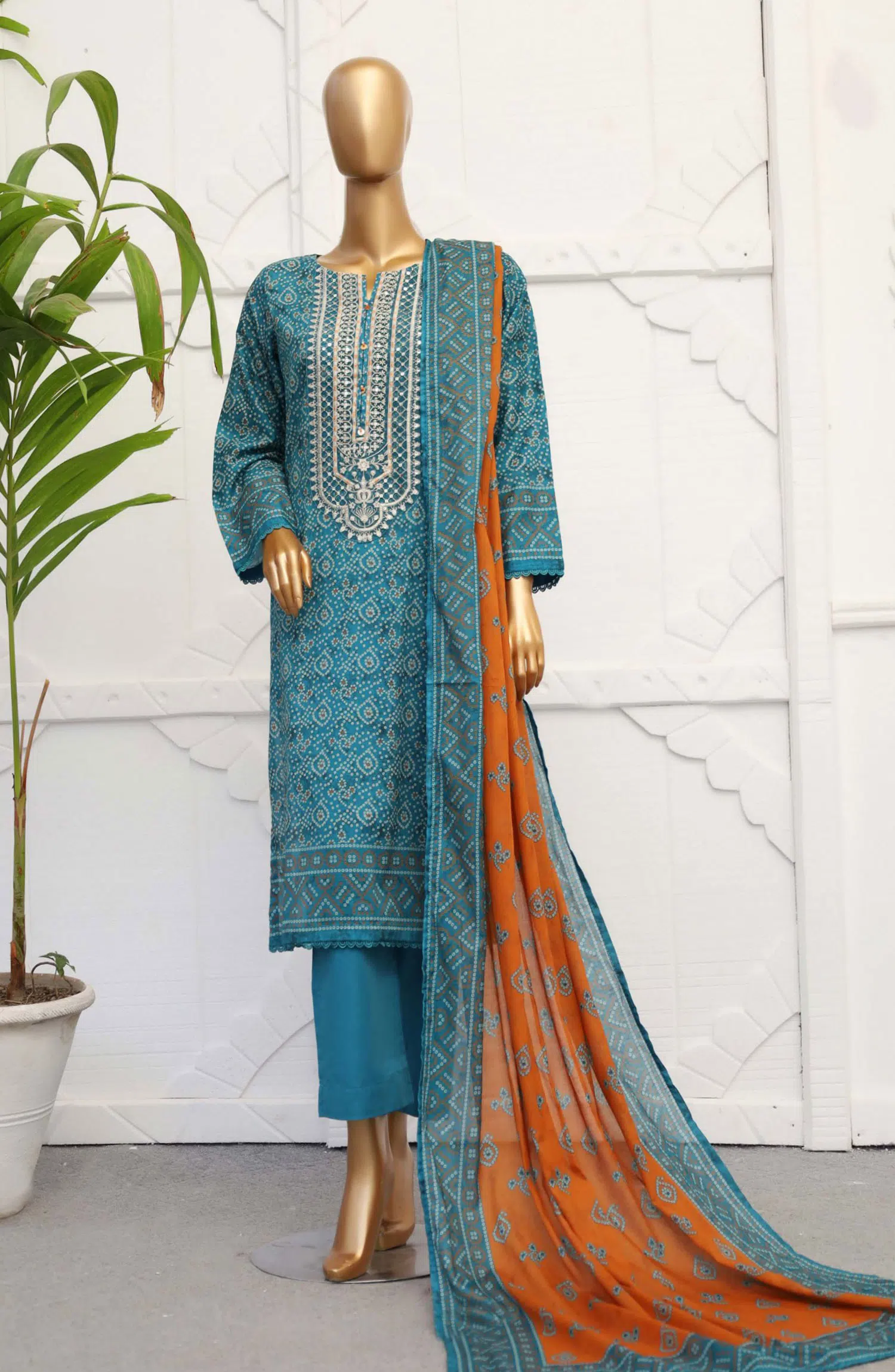 Sadabahar Embroidered Lawn Stitched Collection Vol 01 - Design 04