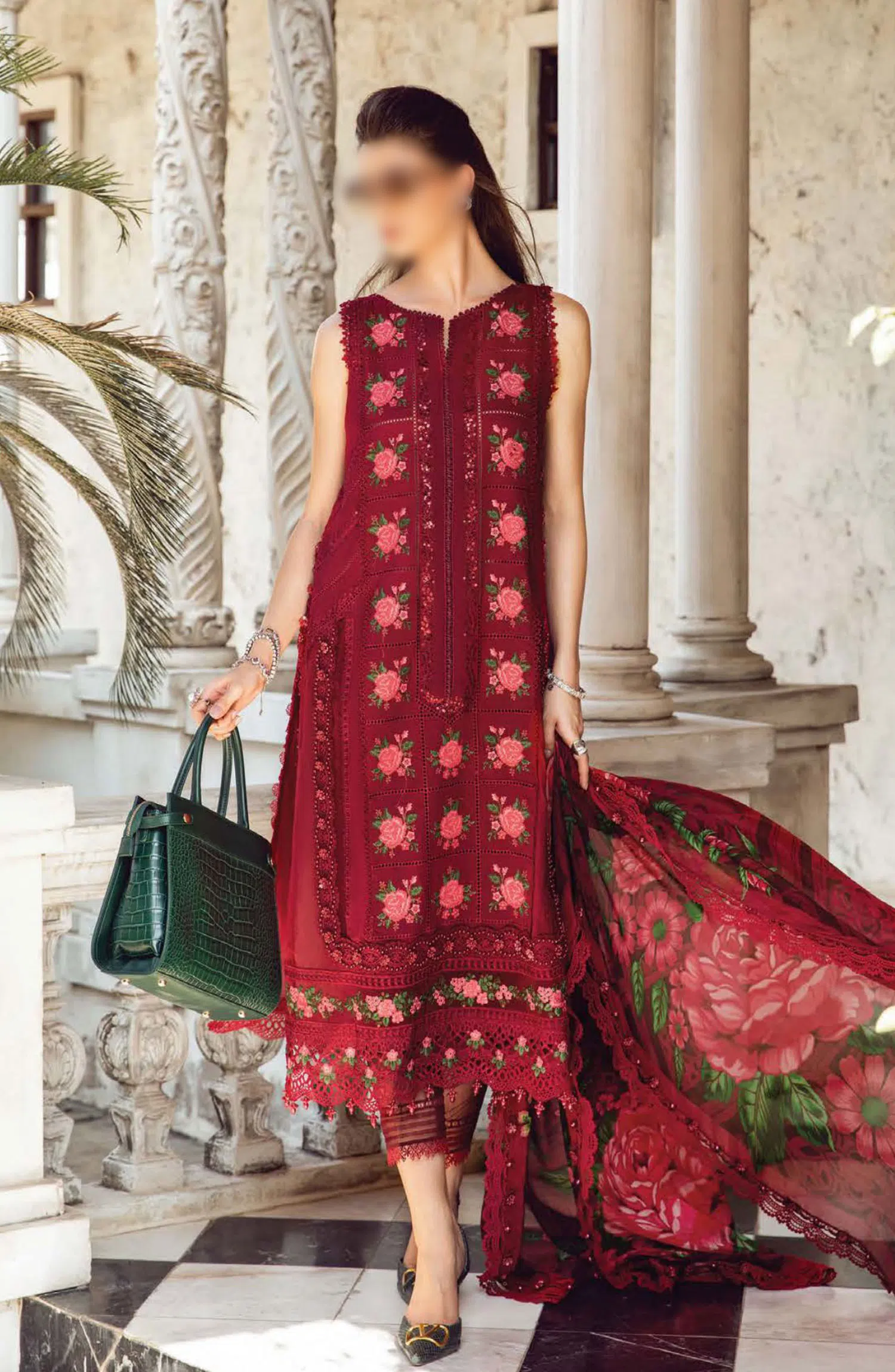 Maria B Unstitched Luxury Lawn Eid Edition 02 - Design 05