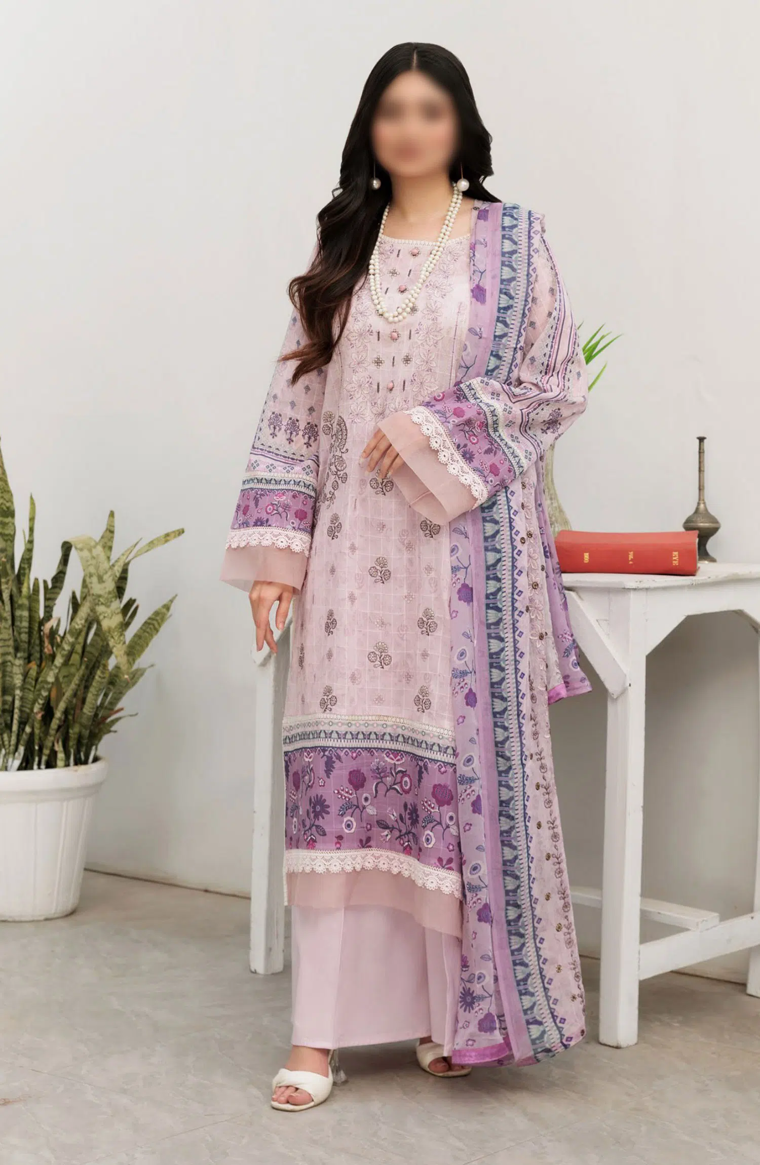 Noor E Hani Printed and Embroidered Lawn Collection Vol 43 - Design 06