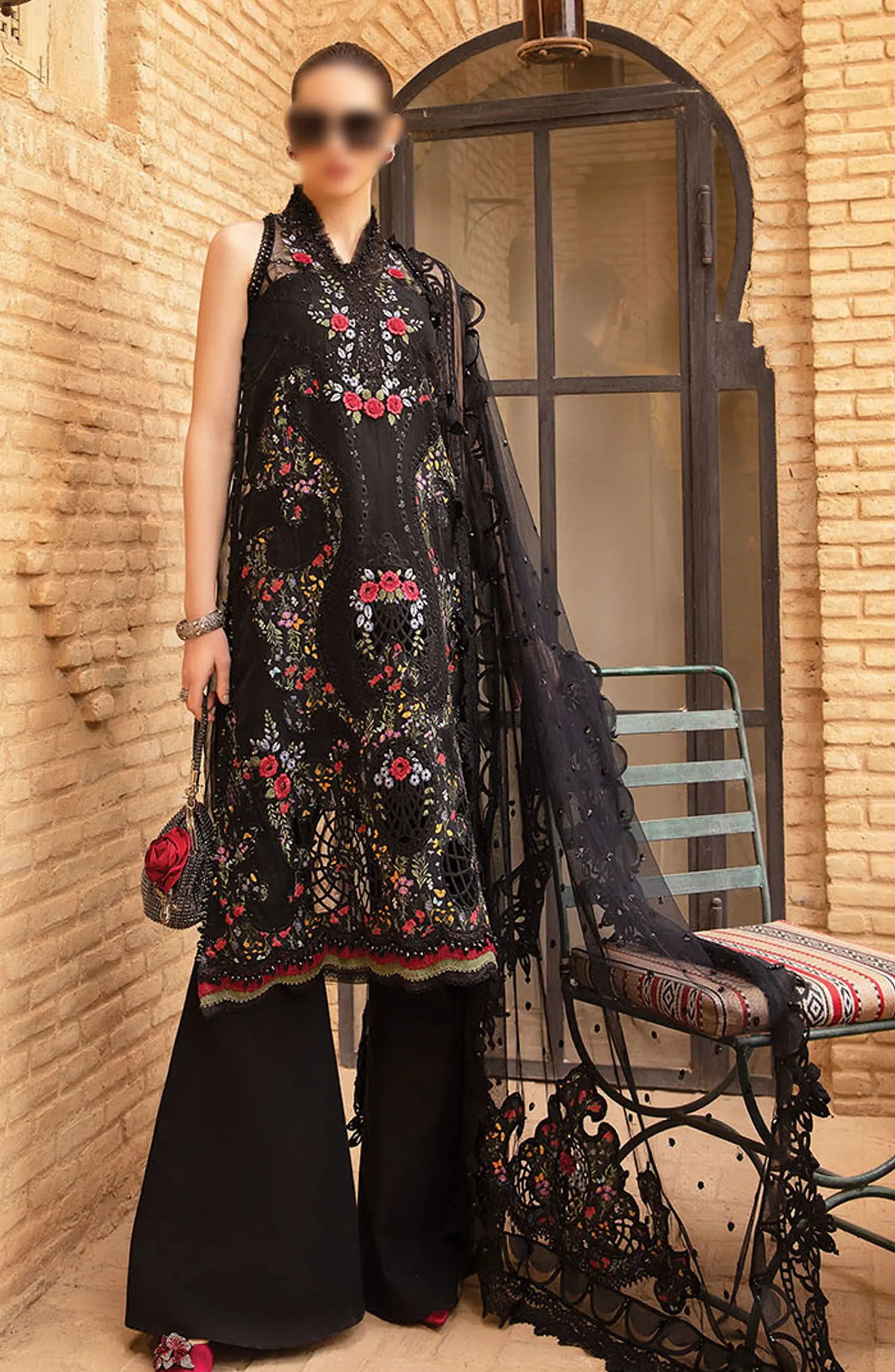 Maria B Unstitched Luxury Lawn Collection 2024 - Design 05 B