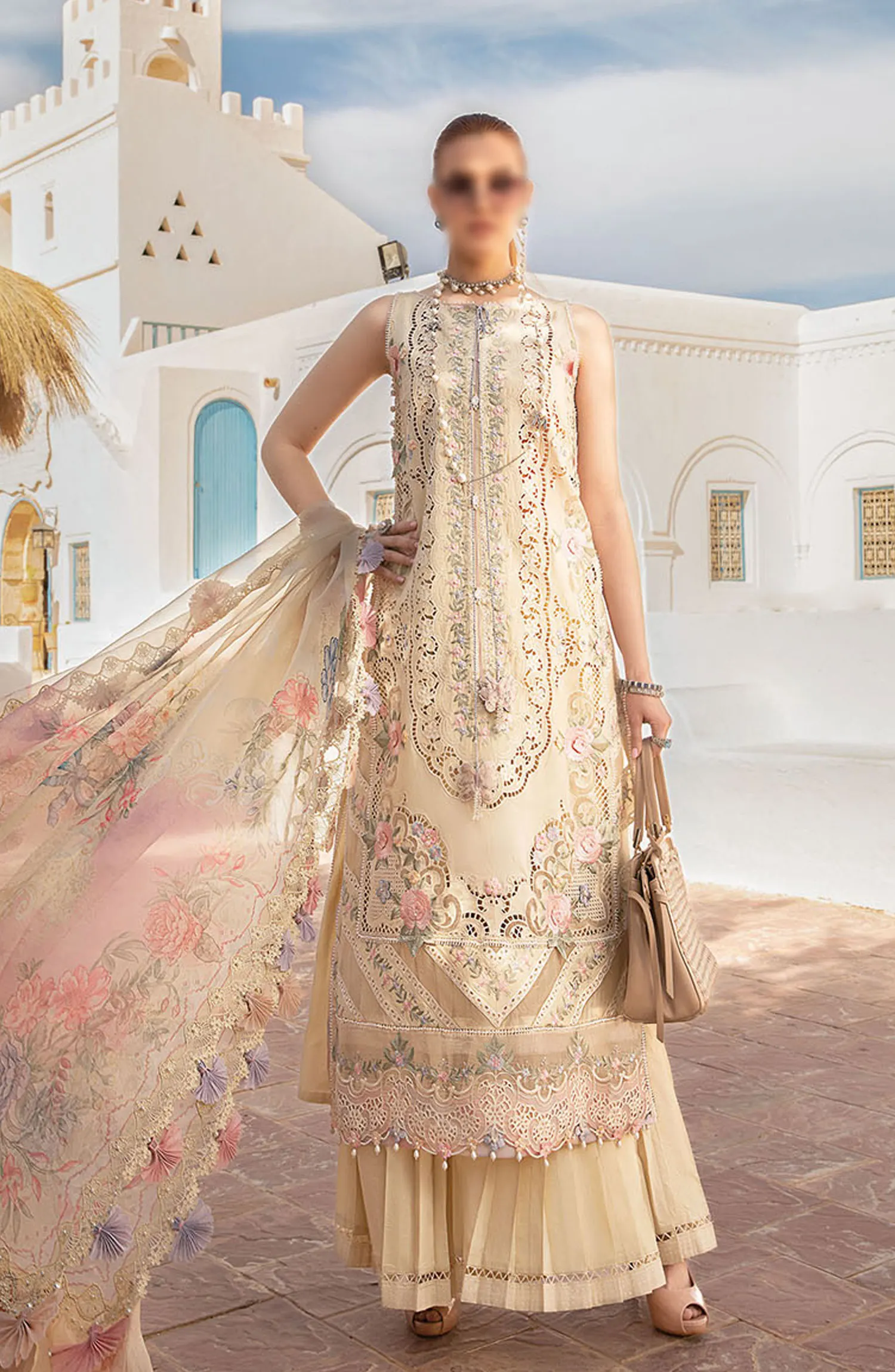 Maria B Unstitched Luxury Lawn Collection 2024 - Design 06 B