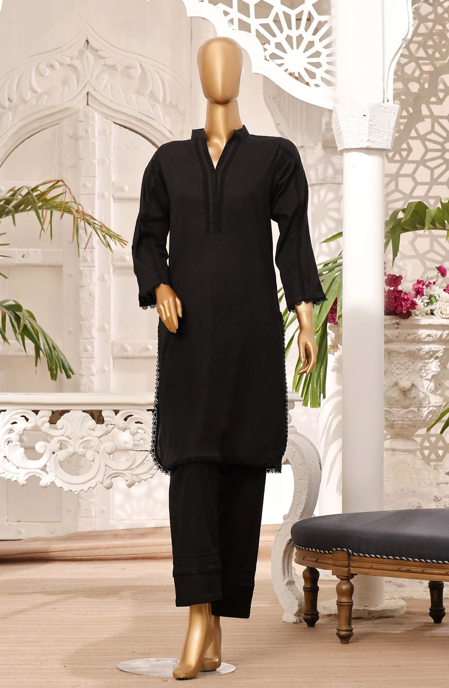 Monochrome Pret Collection by Amna khadija - Design 126