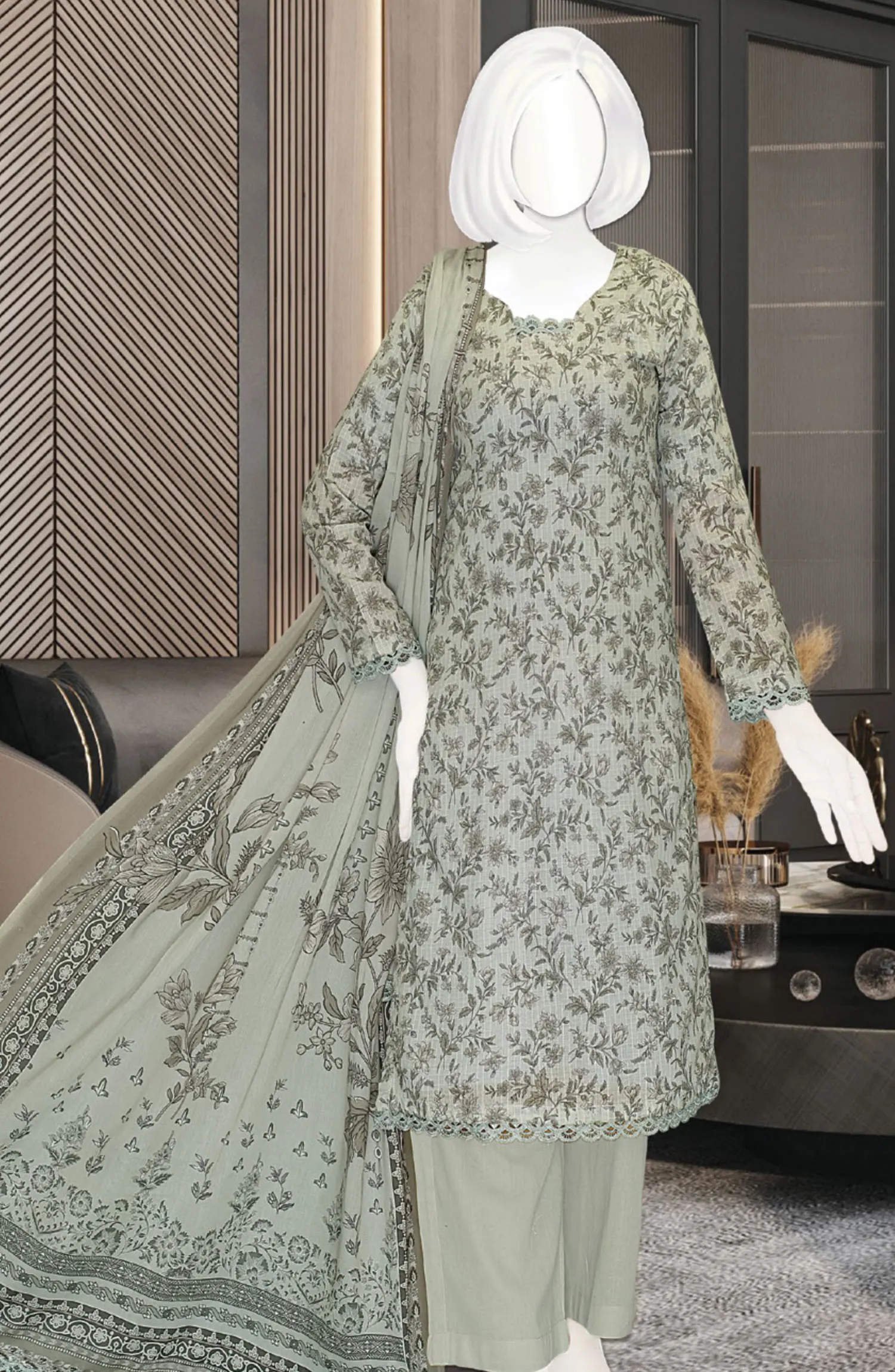 Romaiza Digital Printed Lawn Collection - DL 021