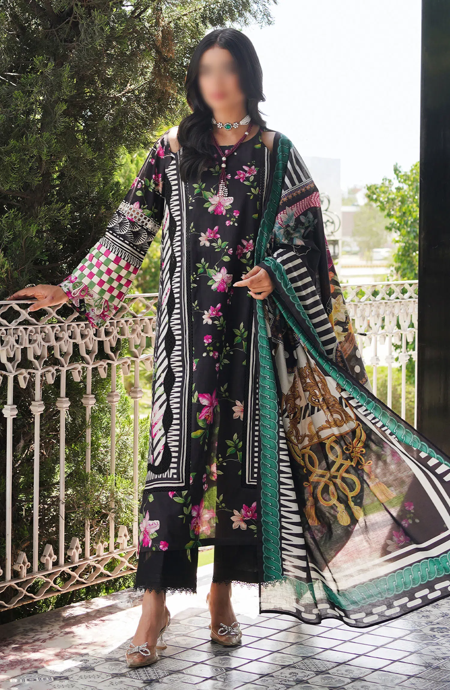 Elaf Prints Printed Lawn Collection 2024 - EEP 02 A