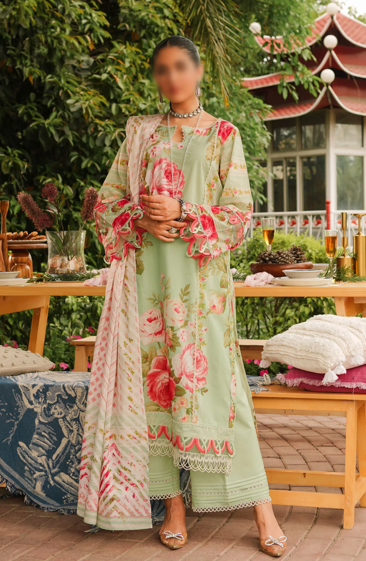 Elaf Prints Printed Lawn Collection 2024 - EEP 05 A