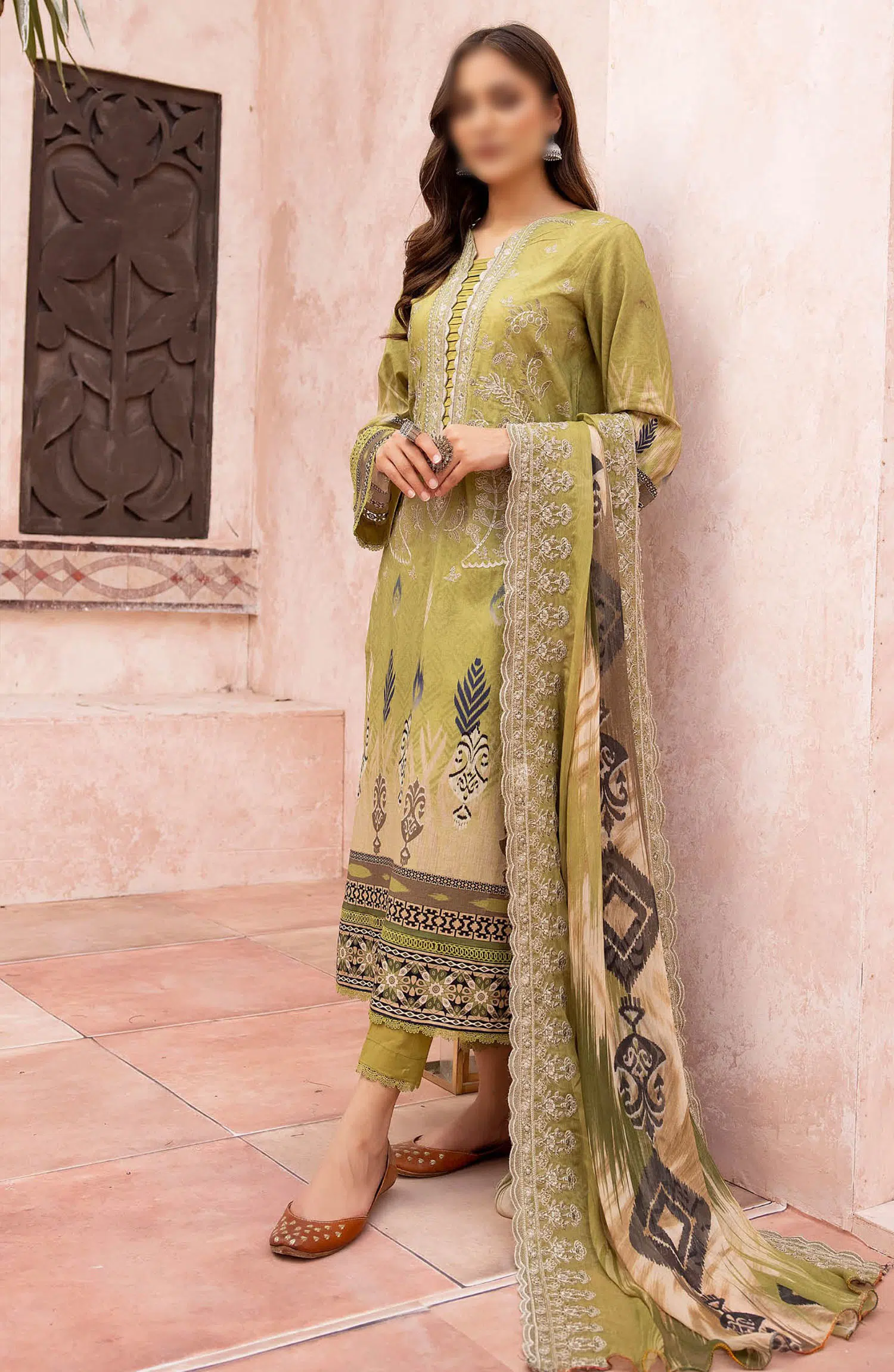 Johra Mehtab Embroidered Printed Lawn Collection 2024 - JH 491