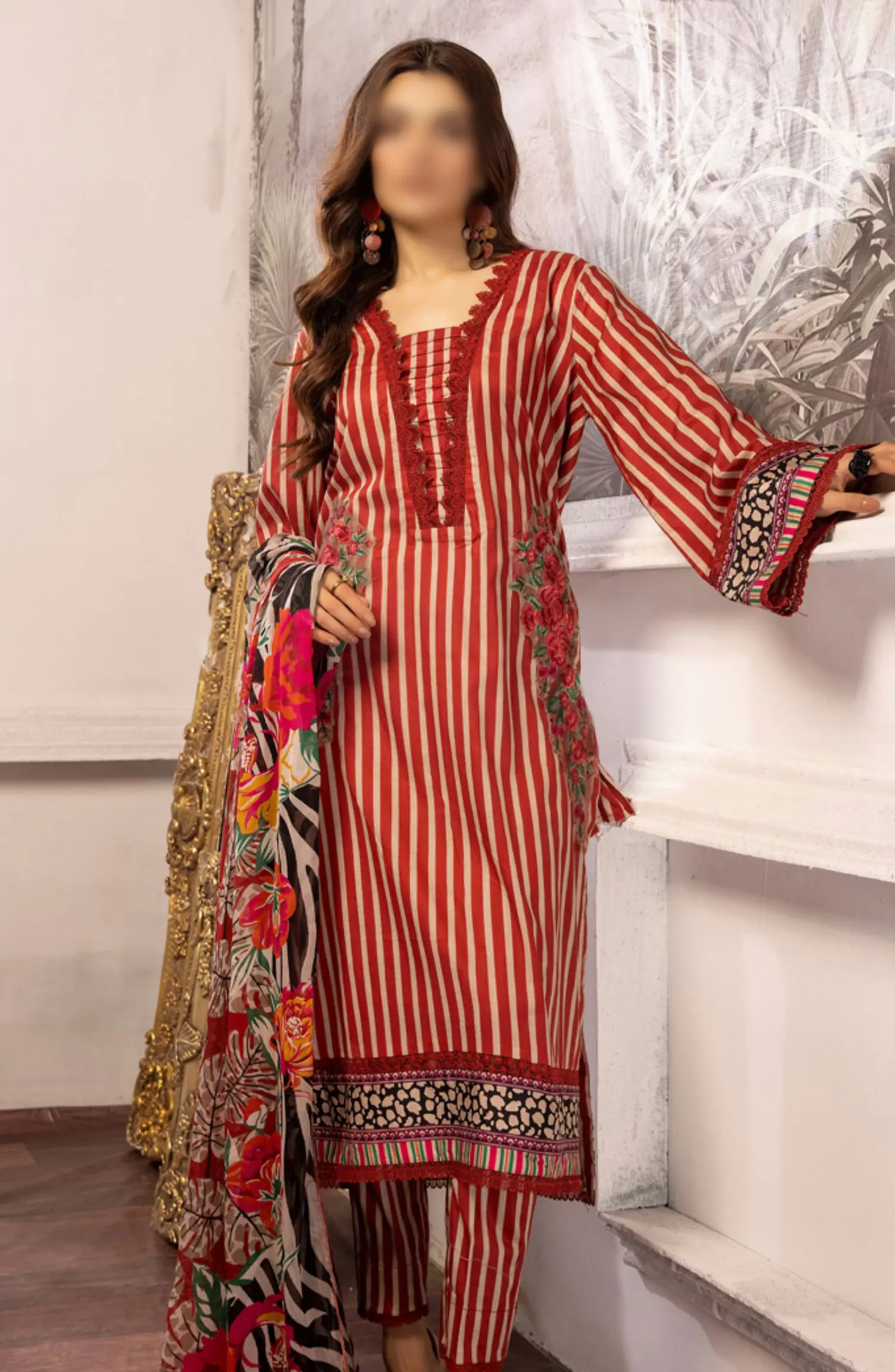 Johra Aatish Embroidered Printed Lawn Collection 2024 - JH-377